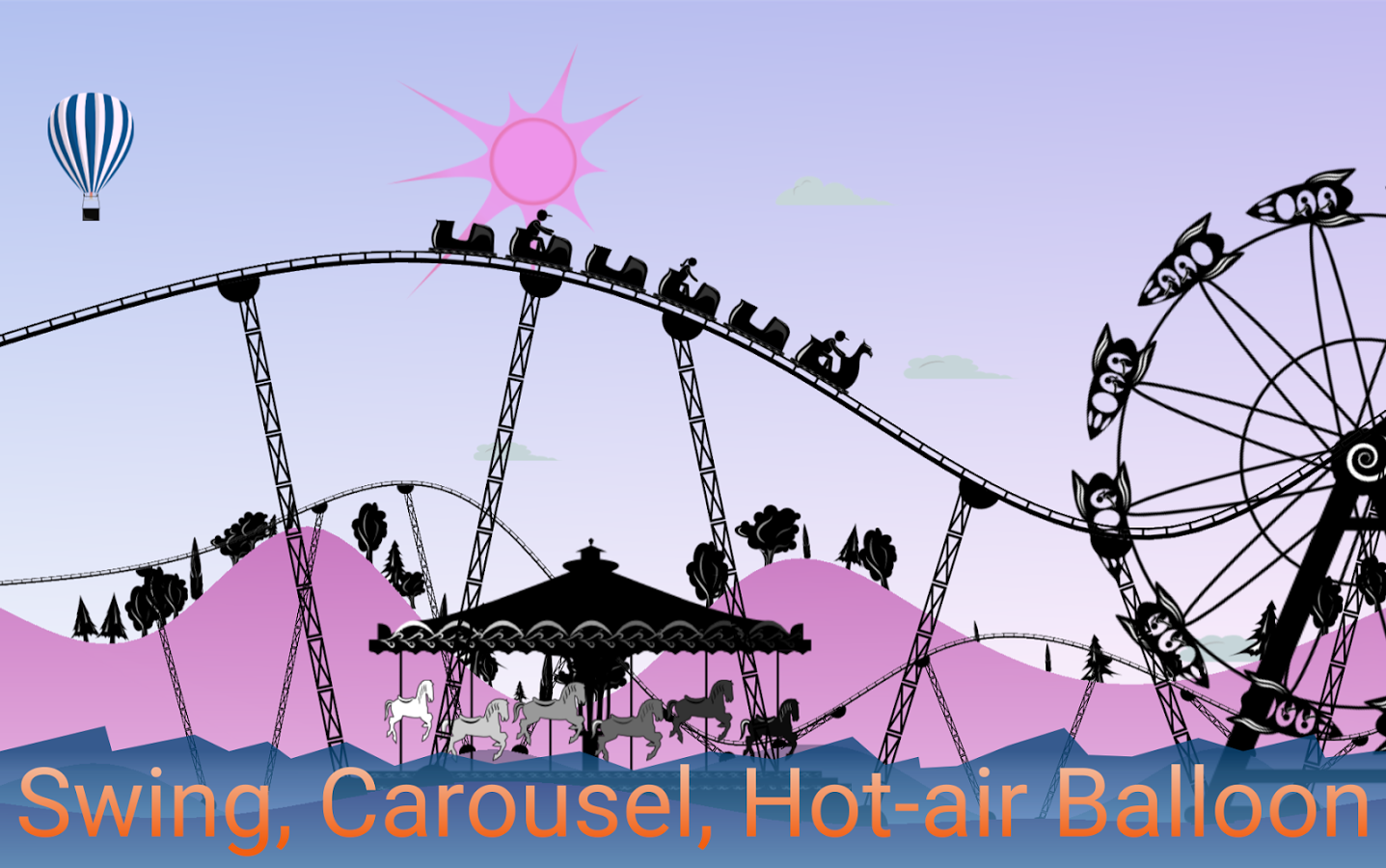 Amusement Park Live Wallpaper - Child Carousel , HD Wallpaper & Backgrounds