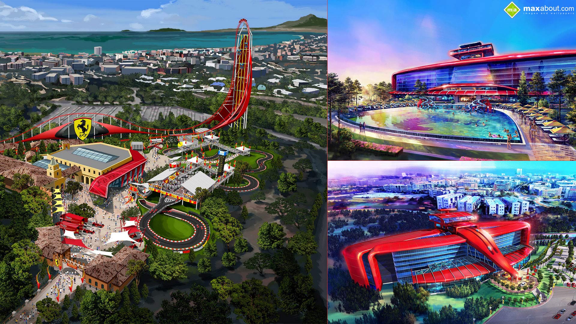 порт авентура феррари парк. Ferrari park порт авентура. барселона порт авентура феррари. ферариленд порт авентура аттракционы. феррари лэнд салоу испания.