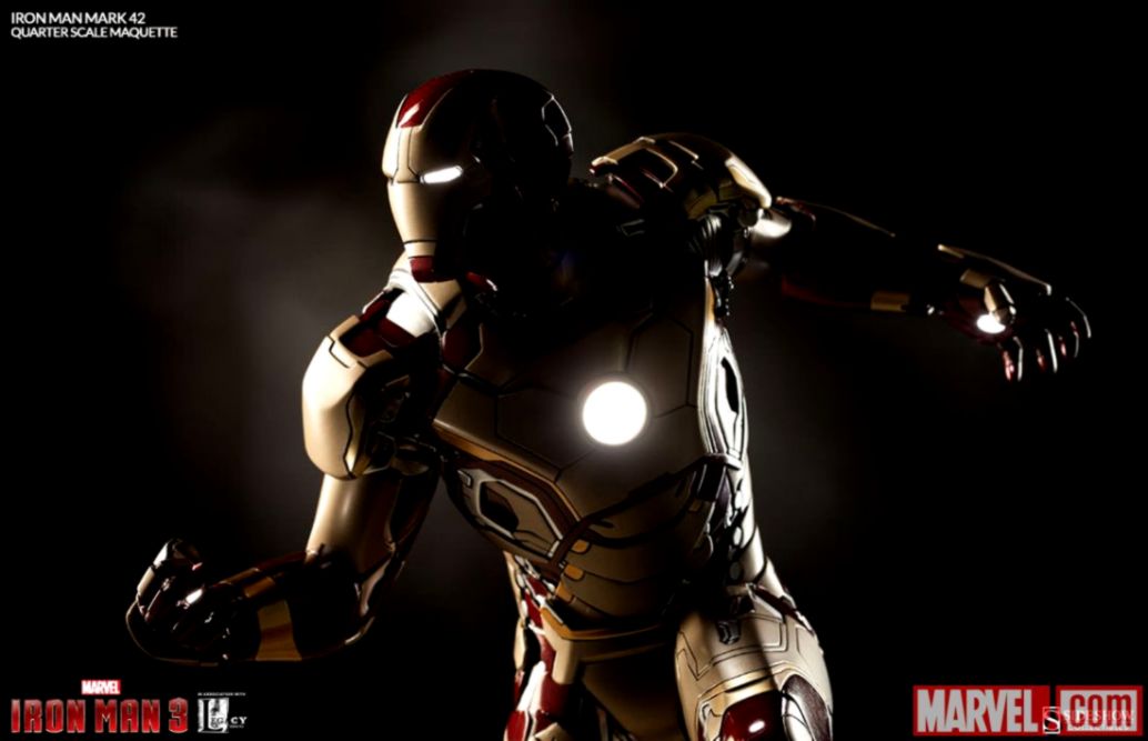 Wallpaper Hd Iron Man 3 Mark Marvel Opera Wallpapers - Iron Man Mark 42 Hd , HD Wallpaper & Backgrounds