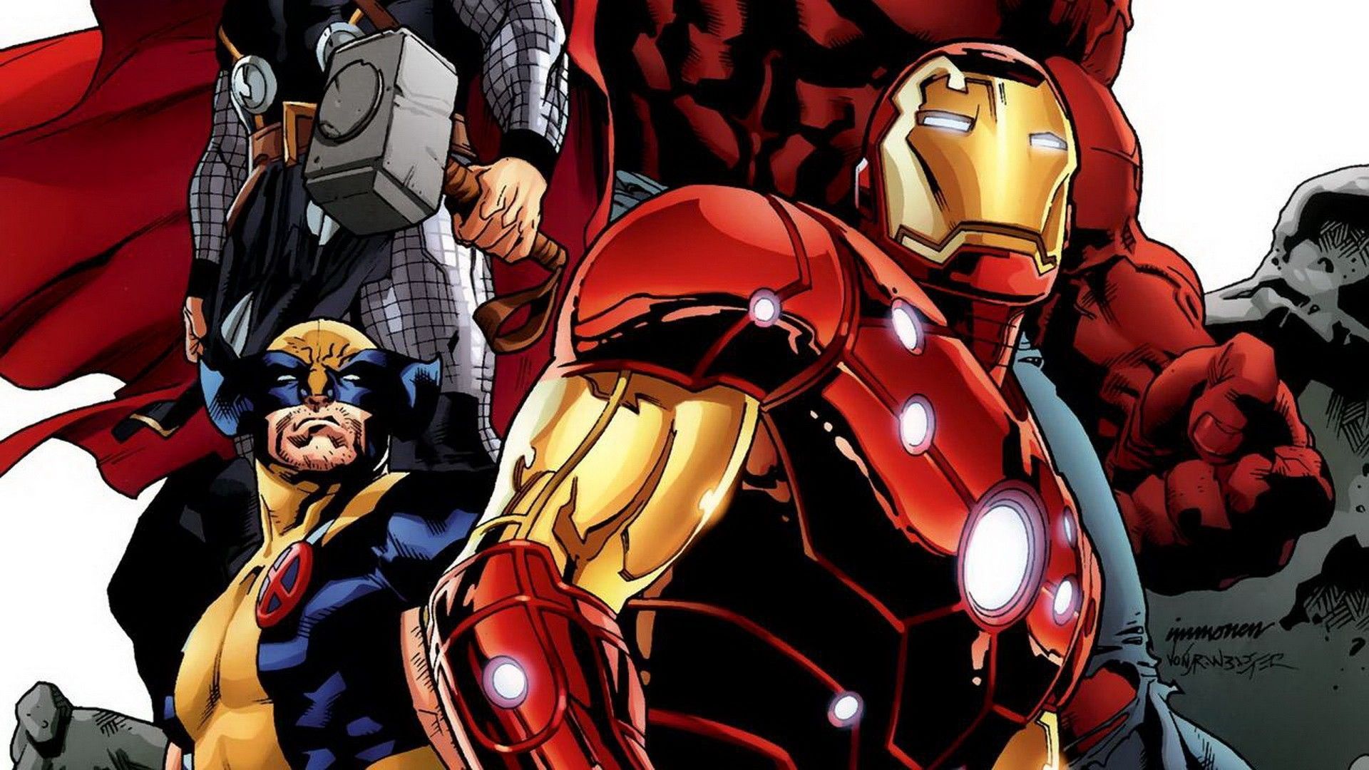 Iron Man Marvel Comic , HD Wallpaper & Backgrounds