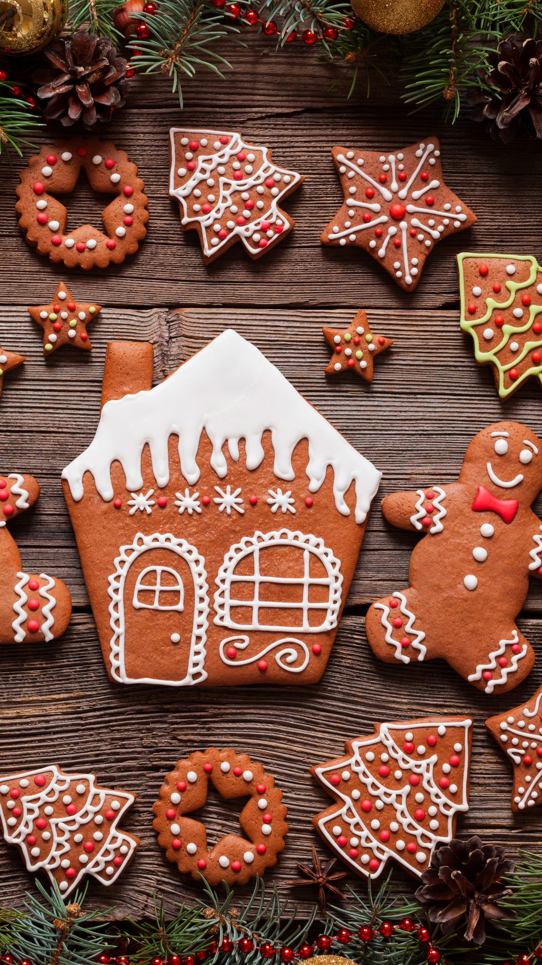 Gingerbread Man, Christmas Decoration, Decor, Christmas - Gingerbread Man And House , HD Wallpaper & Backgrounds
