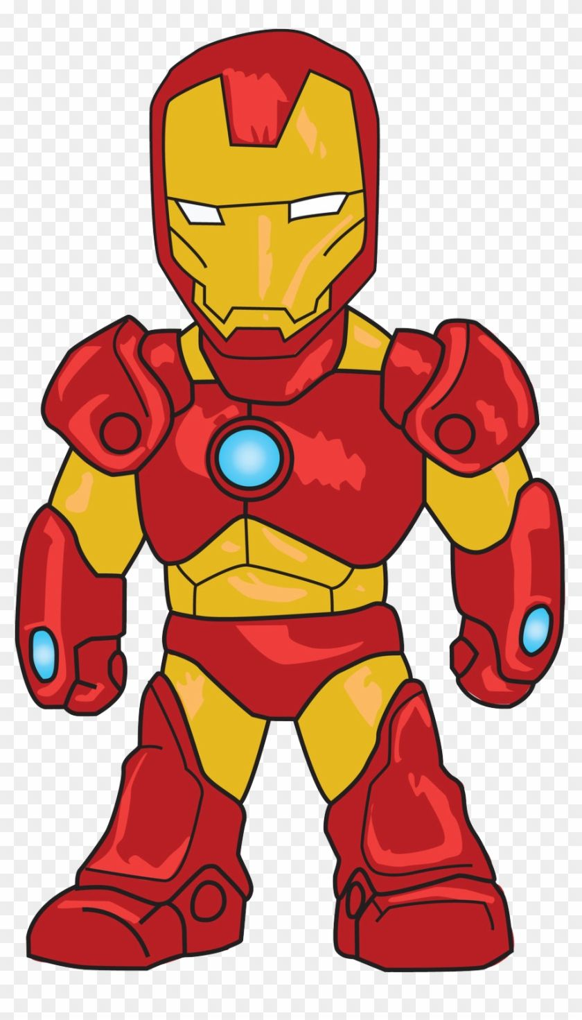 Draw Iron Man Cartoon , HD Wallpaper & Backgrounds