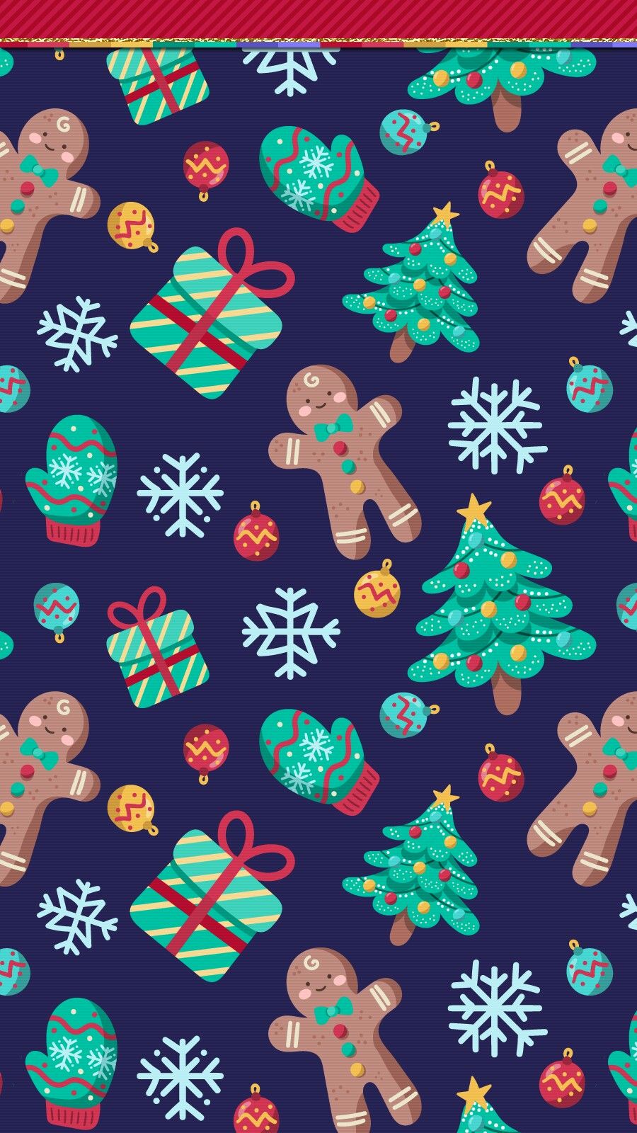 Gingerbread Man Christmas - Motif De Noël , HD Wallpaper & Backgrounds