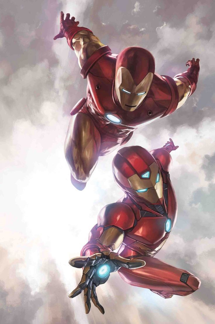 Iron Man Comic Cartoon Wallpapers Inspirational Iron - Ironman And Iron Heart , HD Wallpaper & Backgrounds