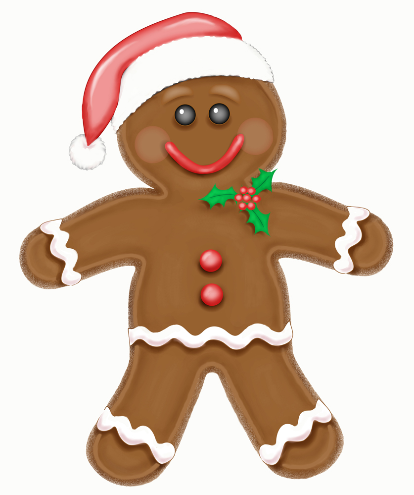 Shrek Clipart Gingerbread Man - Christmas Sugar Cookies Clipart , HD Wallpaper & Backgrounds