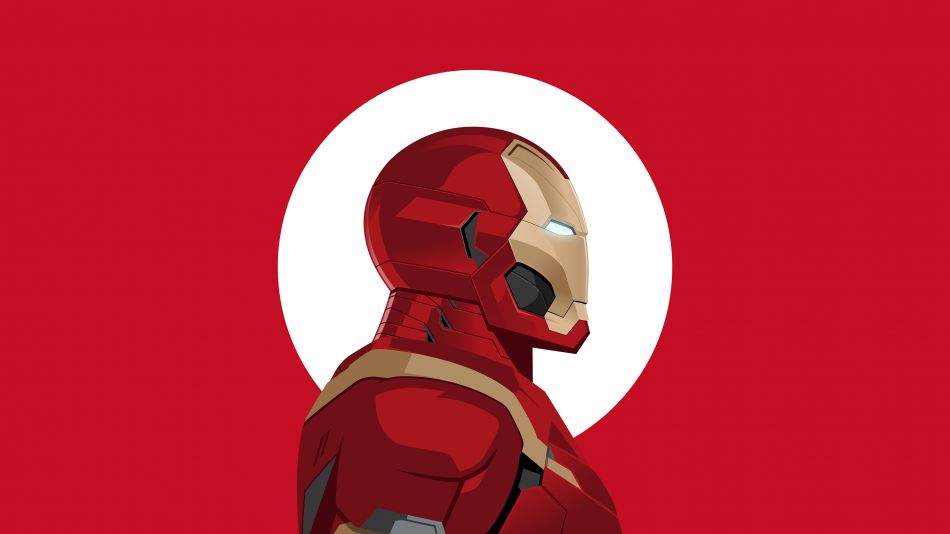 Iron Man Minimalist Logo - 4k Minimalist Wallpaper Iron Man , HD Wallpaper & Backgrounds