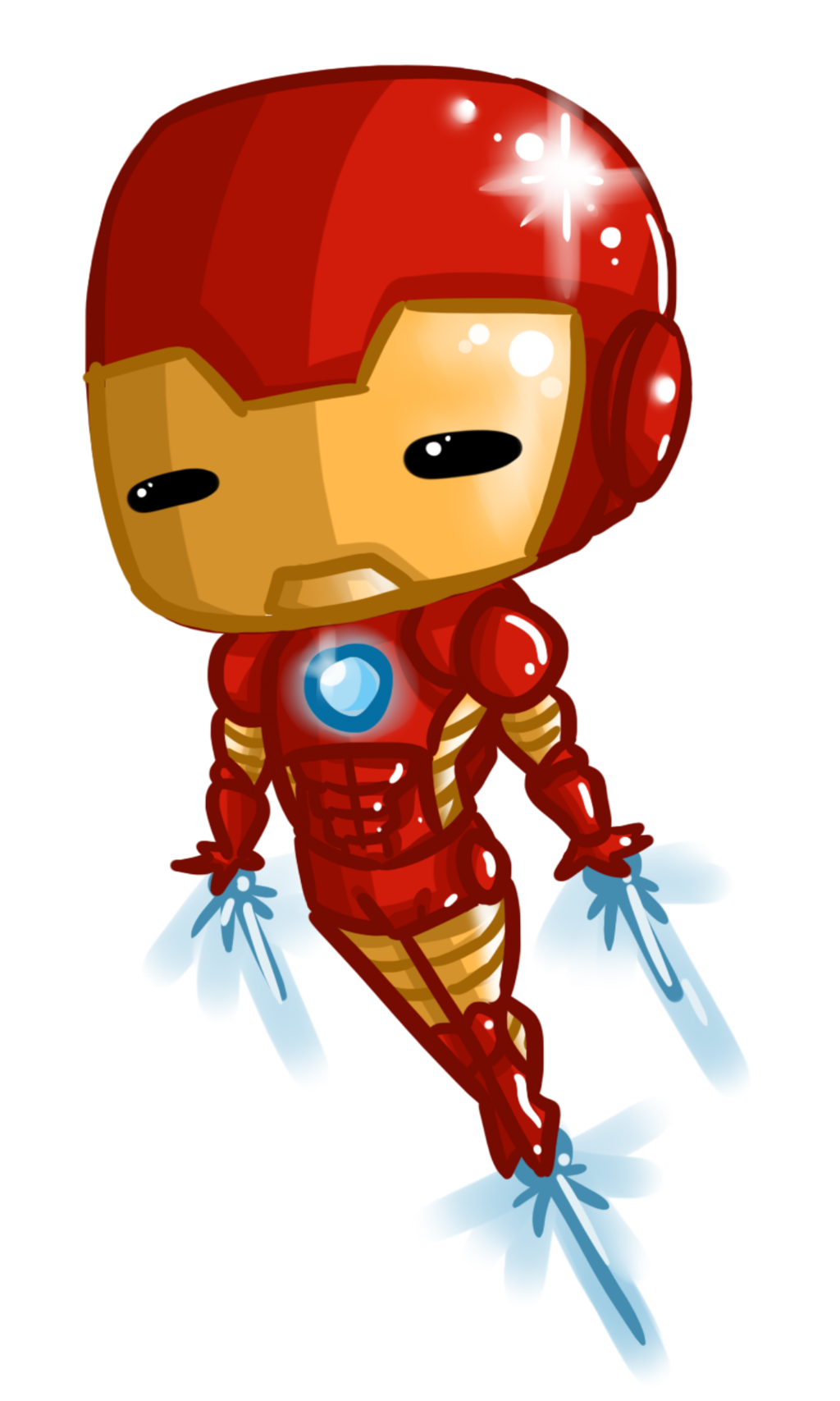 Iron Man Clipart 4 Cartoon - Cute Iron Man Clipart , HD Wallpaper & Backgrounds