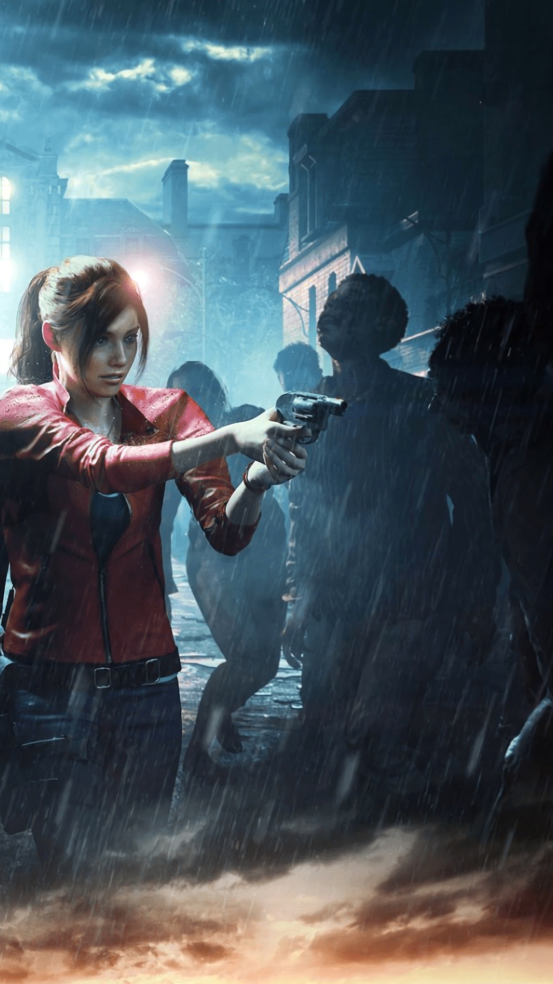 Resident Evil 2 Leon & Claire Surrounded Video Game - Resident Evil 2 Avatar , HD Wallpaper & Backgrounds