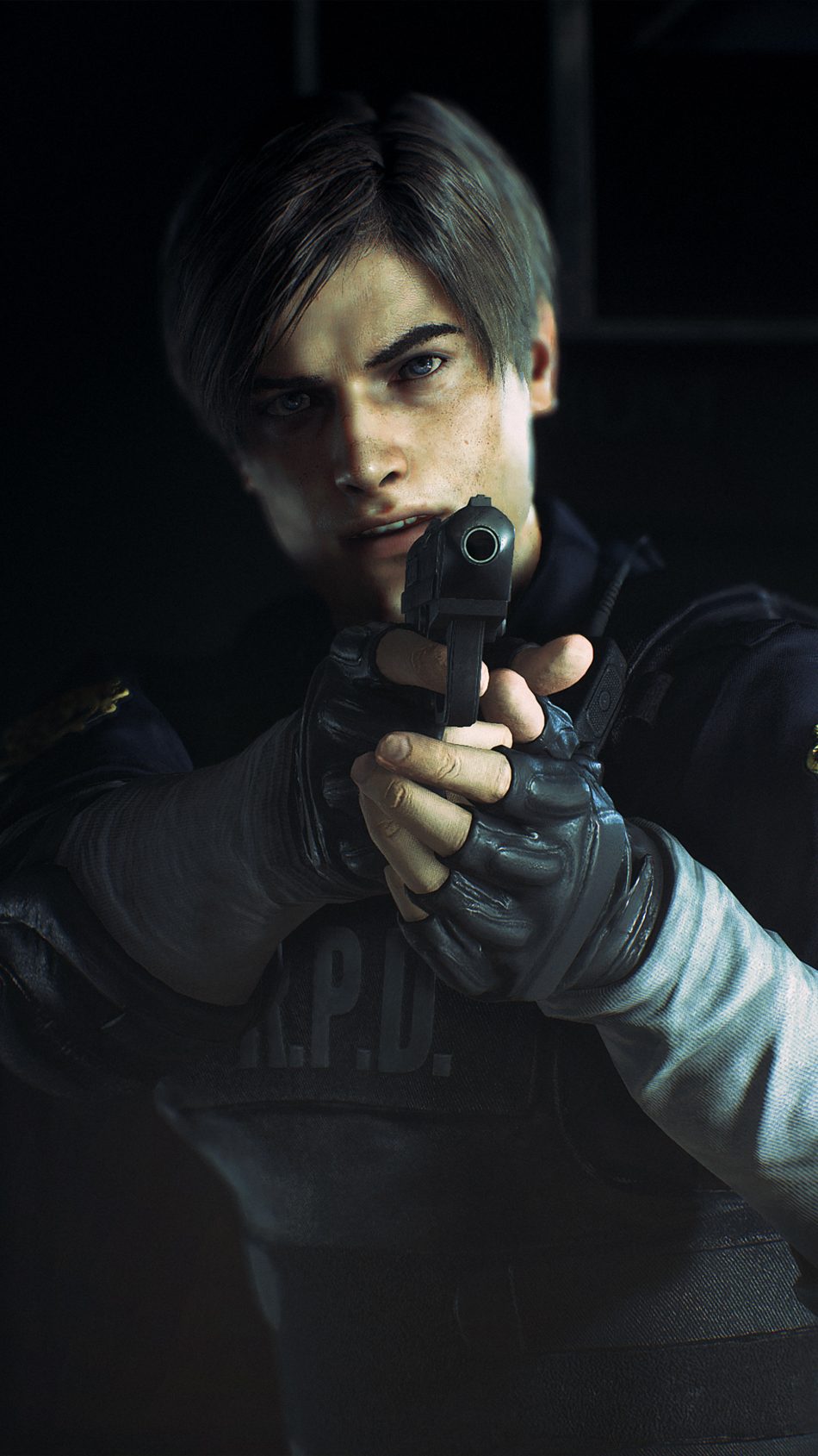 Kennedy Resident Evil 2 4k Ultra Hd Mobile Wallpaper - Leon Kennedy Resident Evil 2 Remake , HD Wallpaper & Backgrounds