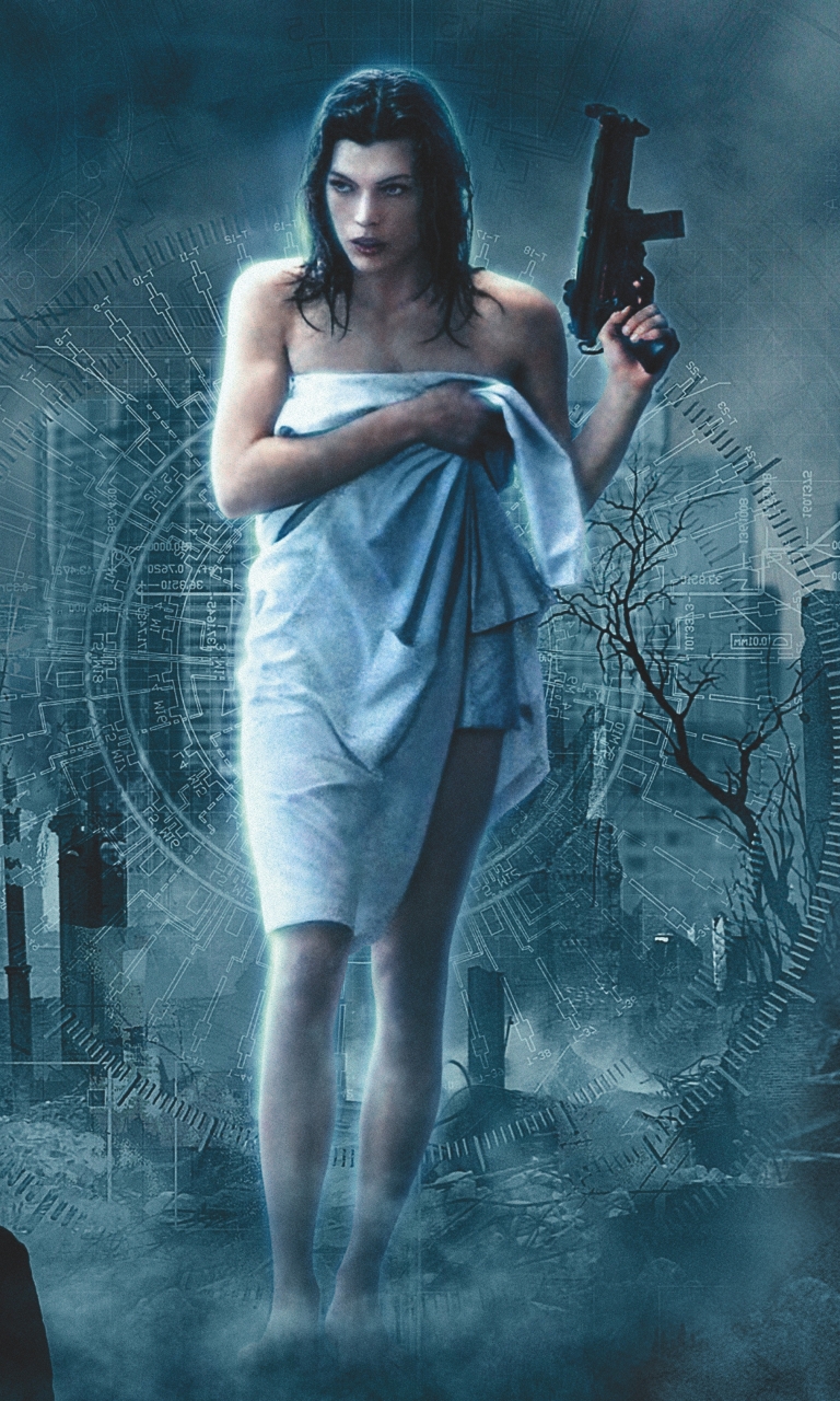 Movie / Resident Evil - Milla Jovovich Resident Evil Apocalypse , HD Wallpaper & Backgrounds