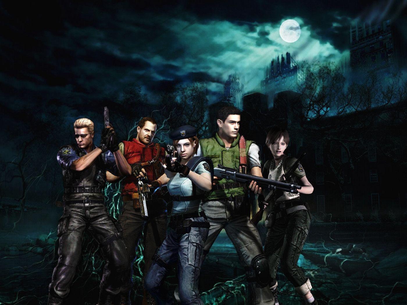 Resident Evil Wallpapers - Resident Evil Mansion Art , HD Wallpaper & Backgrounds