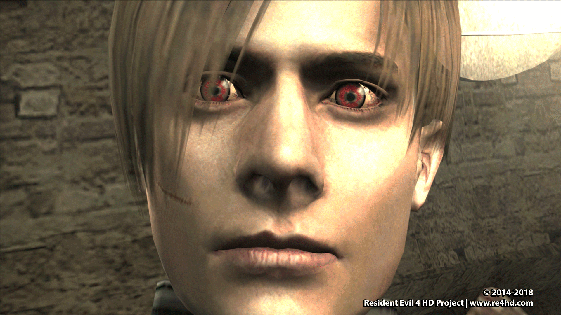 [click On The Images For Fullsize View] - Resident Evil 4 Leon Face , HD Wallpaper & Backgrounds