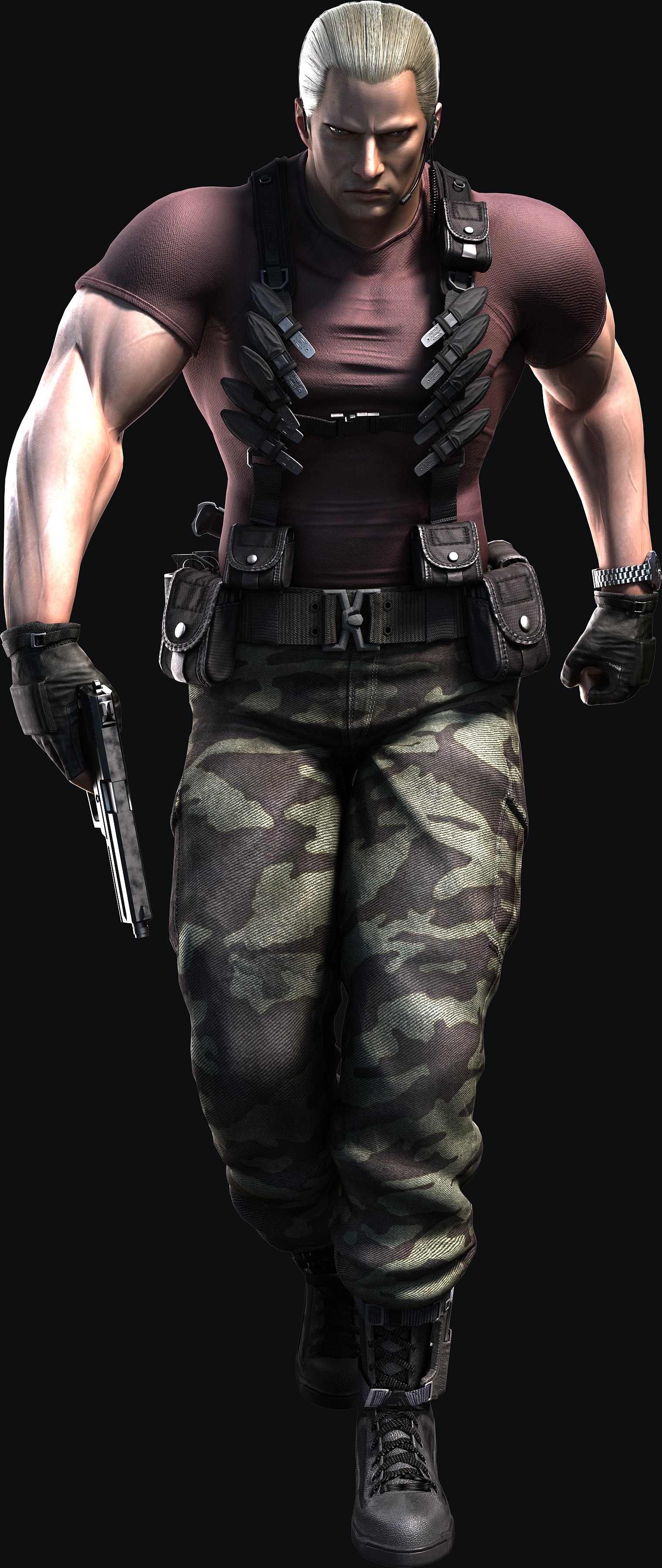 Jack Krauser's Galleries - Resident Evil Darkside Chronicles Jack Krauser , HD Wallpaper & Backgrounds