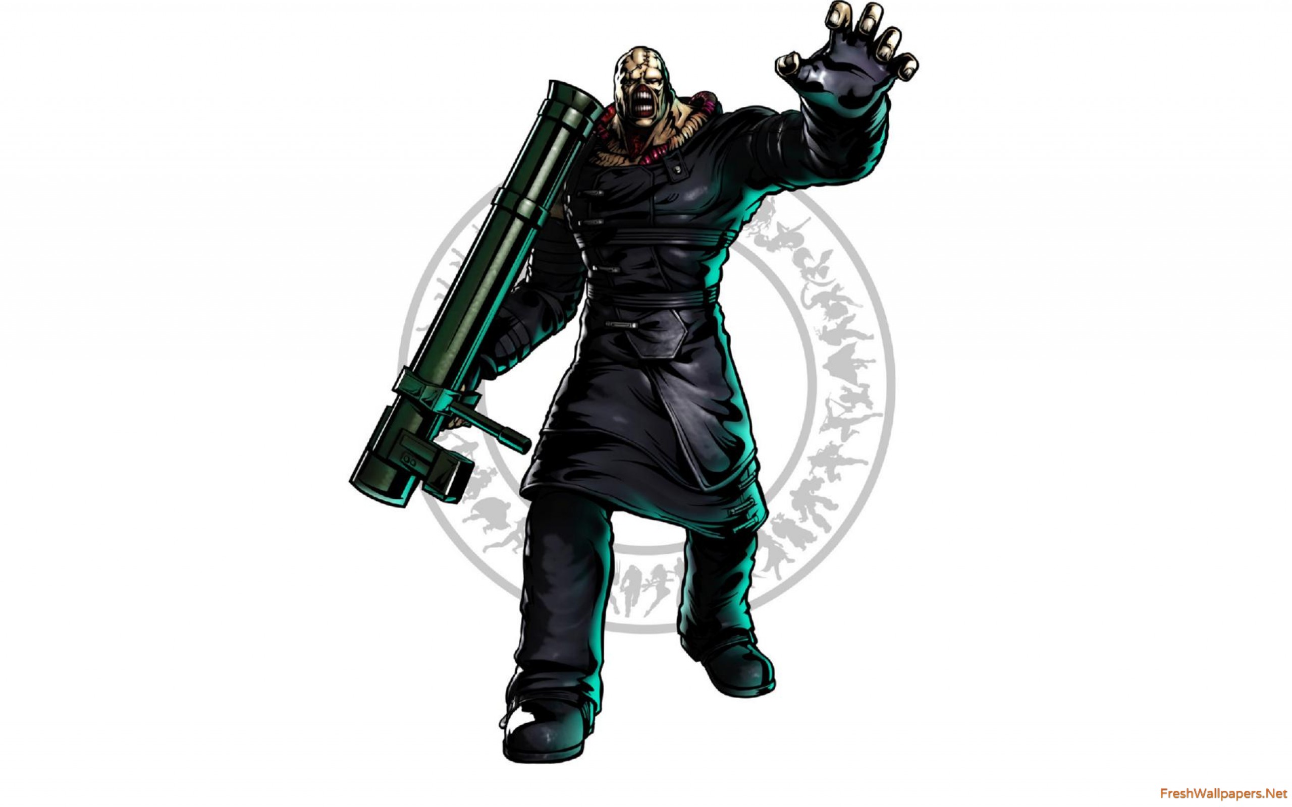 Capcom 3 - Nemesis Wallpaper - Nemesis Resident Evil Marvel Vs Capcom , HD Wallpaper & Backgrounds