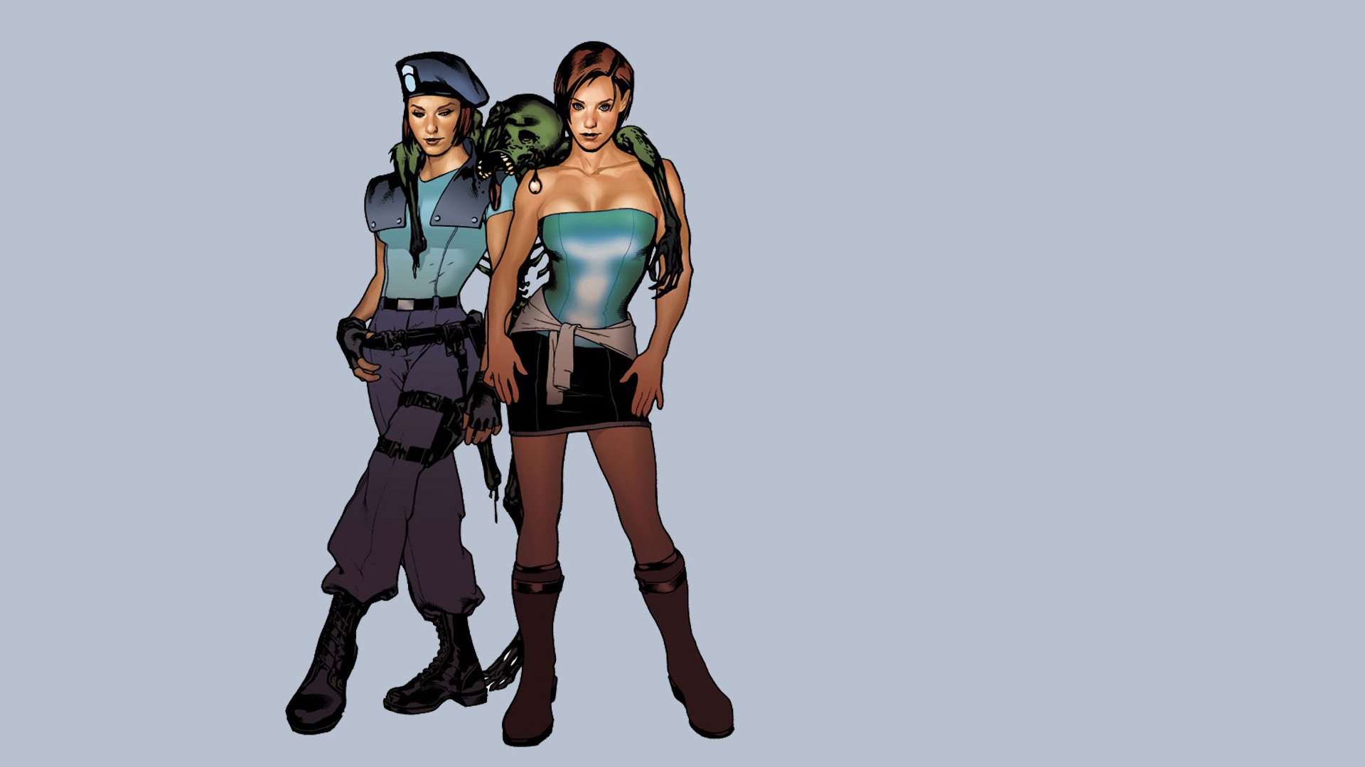 Resident Evil, Video Games, Women, Zombies, Jill Valentine - Resident Evil Womens Zombies , HD Wallpaper & Backgrounds