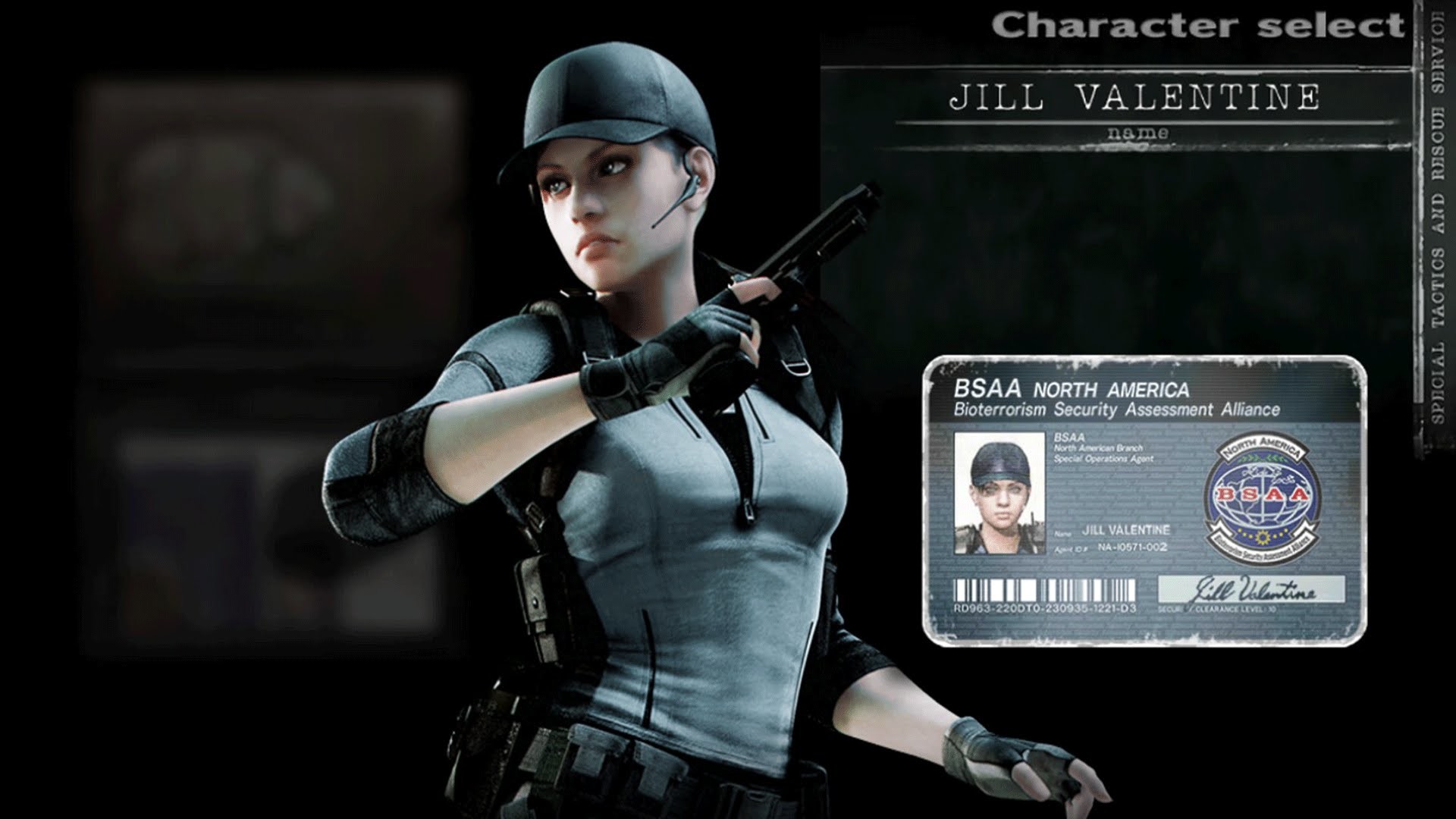 Resident Evil Biohazard Jill Valentine Chris Redfield - Jill Valentine Resident Evil Bsaa , HD Wallpaper & Backgrounds