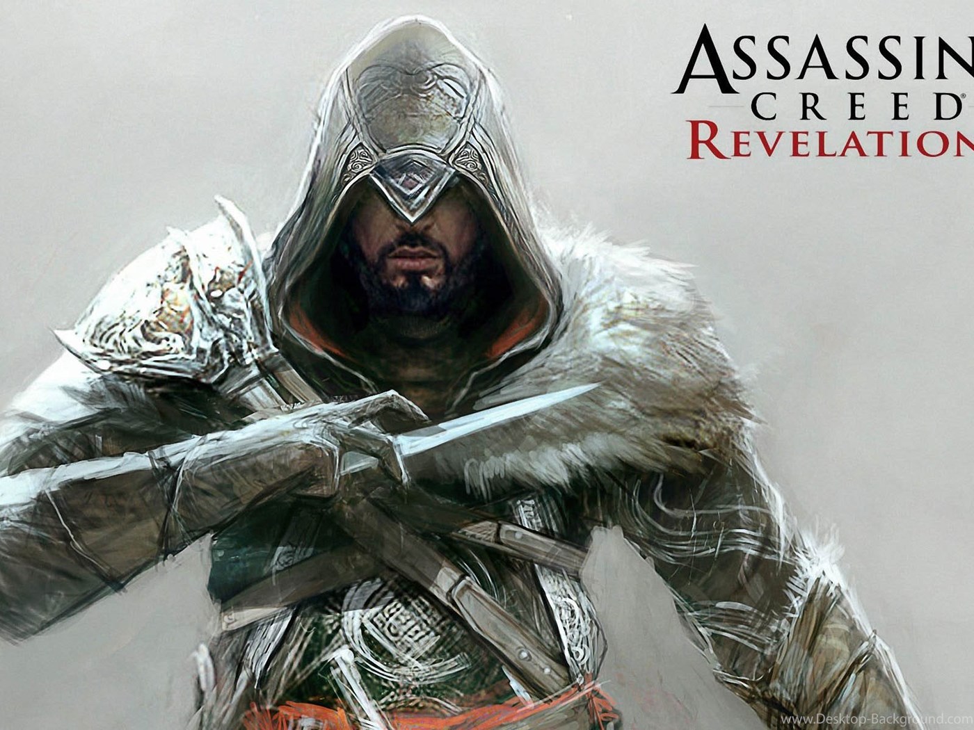 Fullscreen - Assassins Creed Altair Artwork , HD Wallpaper & Backgrounds