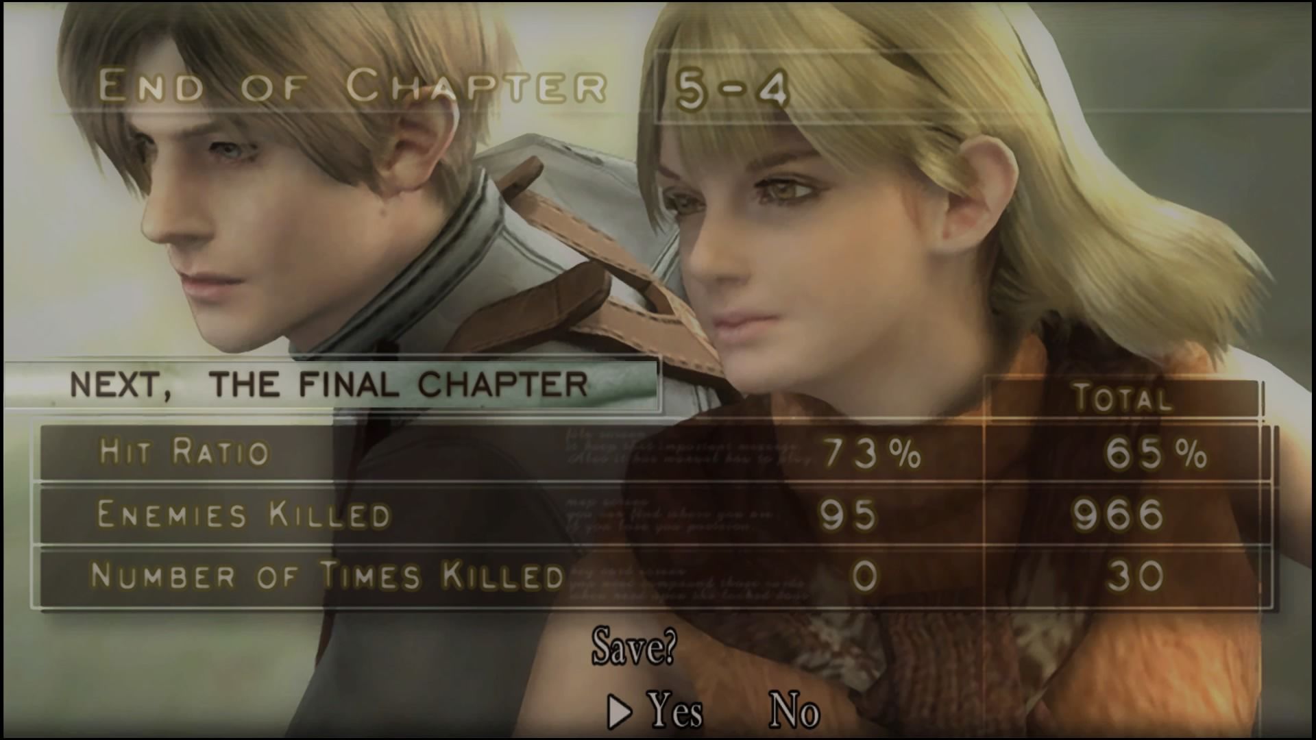 Aside From At Typewriters, The Game Also Lets You Save - Resident Evil 4 End Chapter , HD Wallpaper & Backgrounds