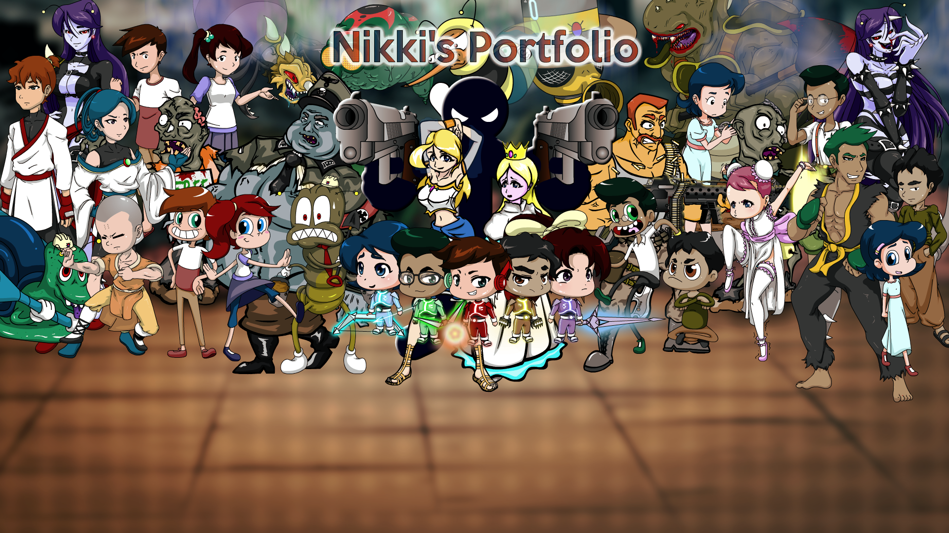 My Name Is Nikki Jon A - Cartoon , HD Wallpaper & Backgrounds