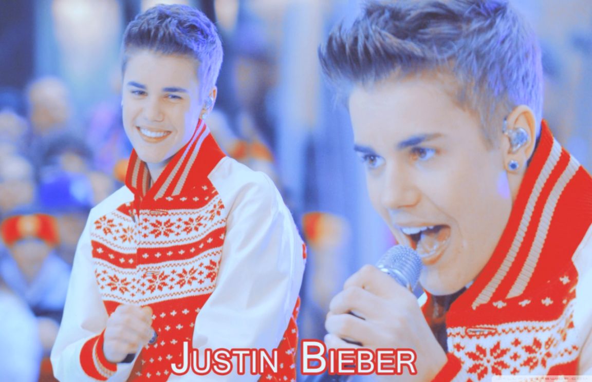 Justin Bieber Christmas ❤ 4k Hd Desktop Wallpaper For - Justin Bieber Christmas Background , HD Wallpaper & Backgrounds