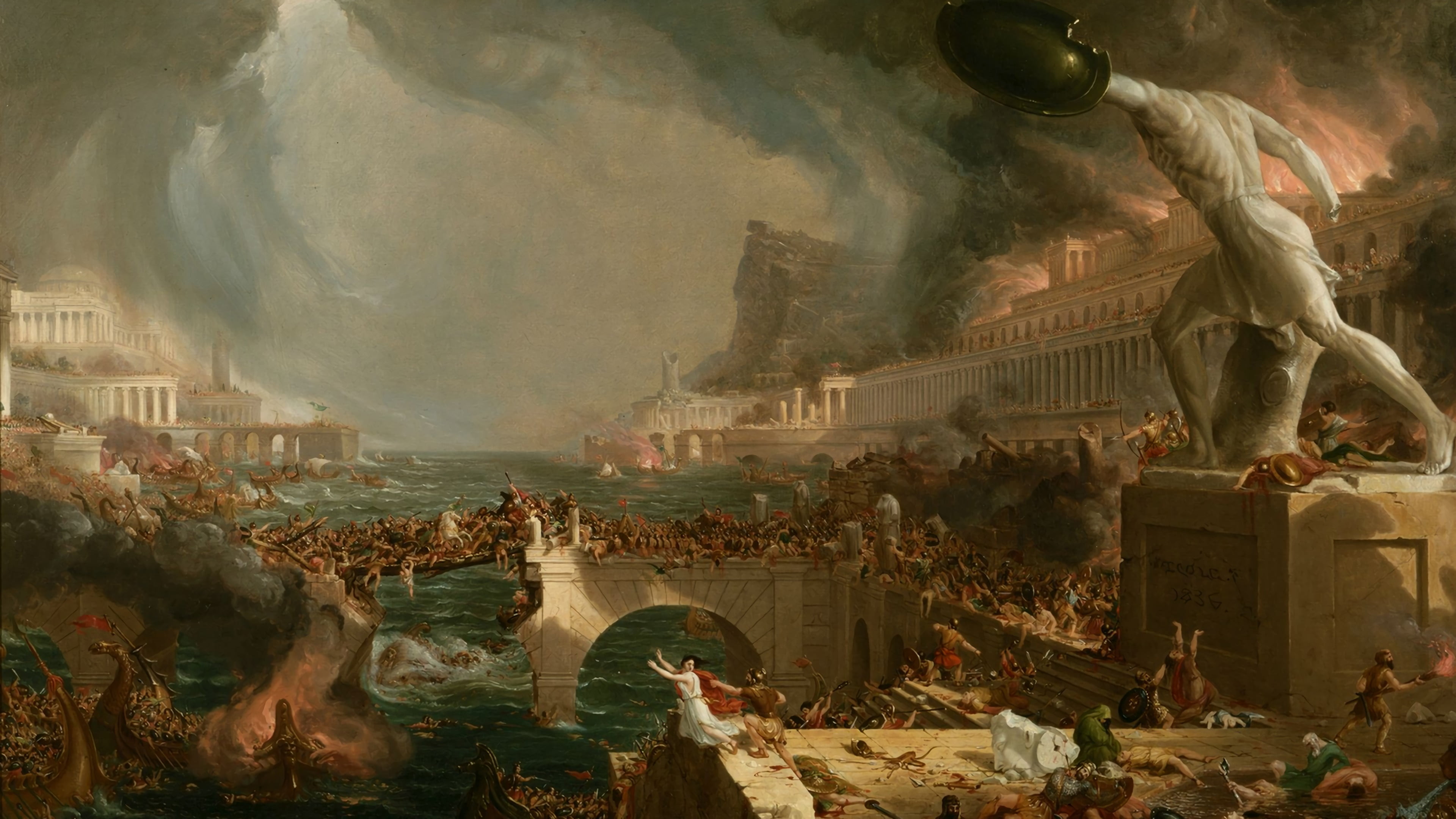 Attack Of Olympus By Ronald, War, Siege, Ancient Greece, - Empire Collapse , HD Wallpaper & Backgrounds