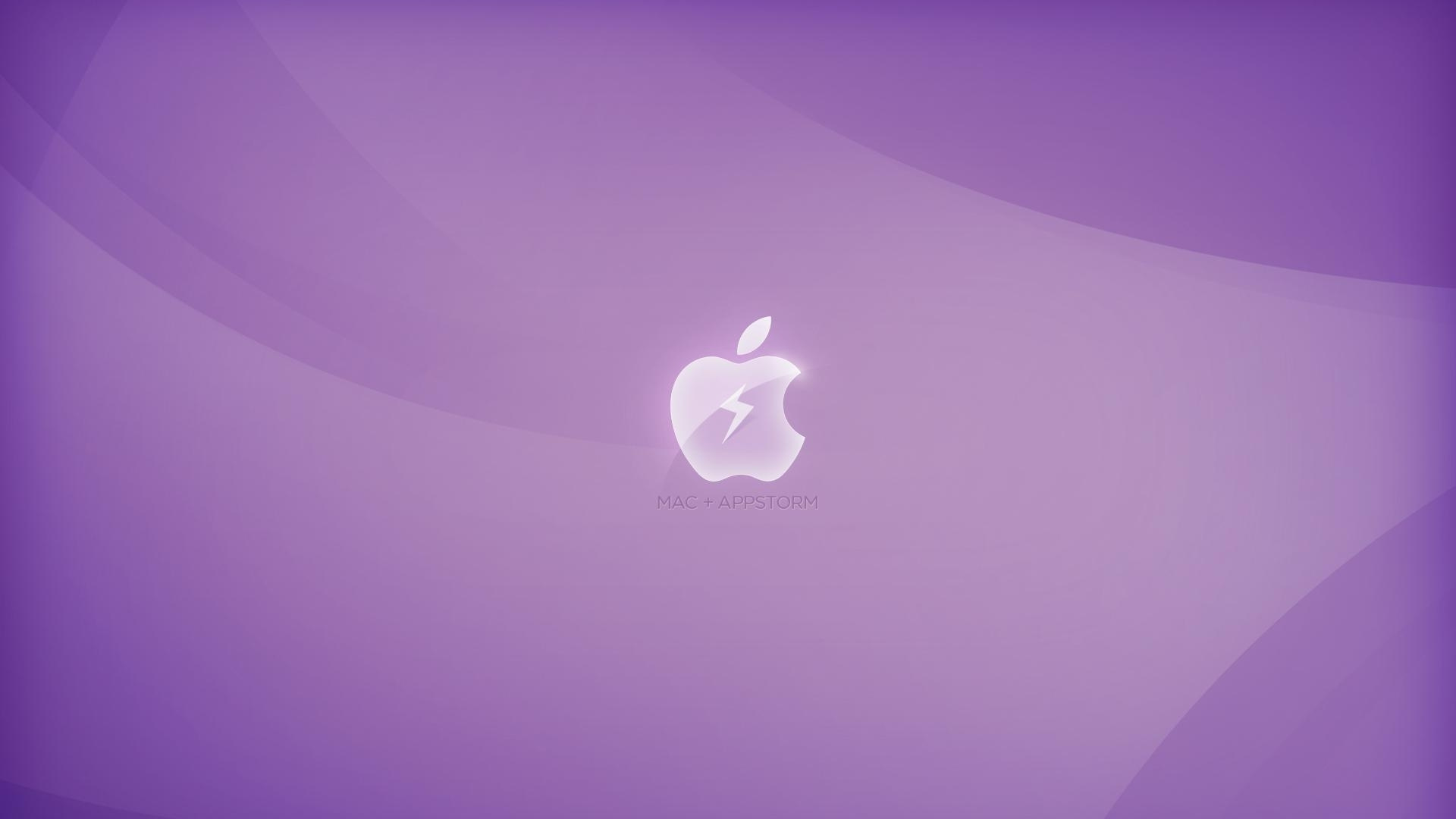 Atmosphere, Purple, Apple, Logo, Brand Full Hd, Hdtv, - Purple , HD Wallpaper & Backgrounds