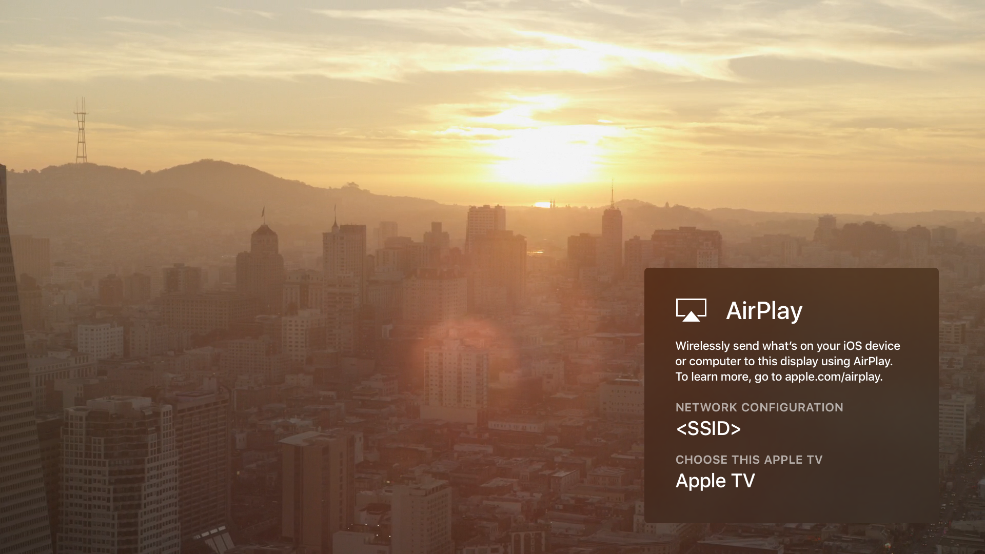 Remove Airplay Message From Apple Tv - Red Sky At Morning , HD Wallpaper & Backgrounds
