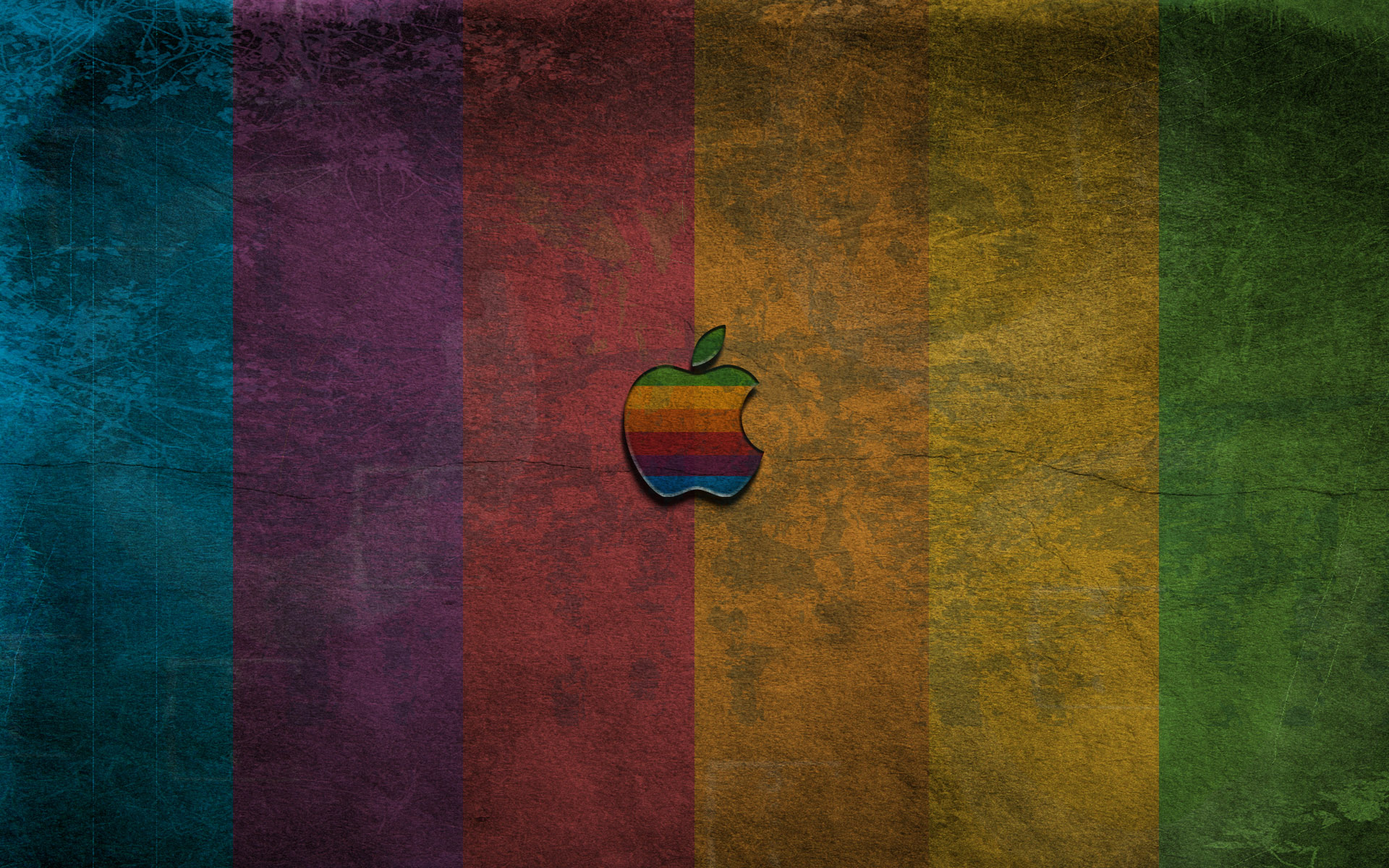 Apple Theme - Vintage Desktop , HD Wallpaper & Backgrounds