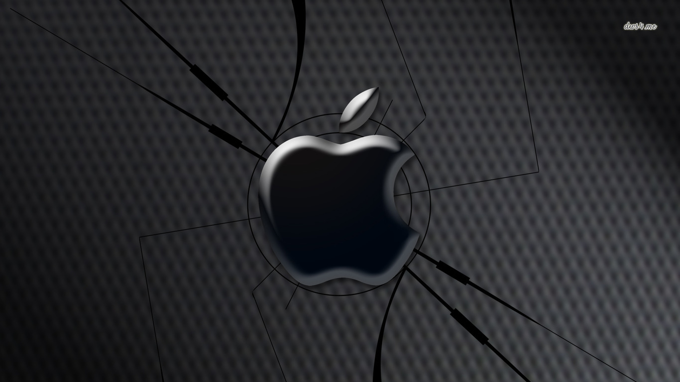 Broken Glass Apple Logo Wallpaper - Apple Broken Glass , HD Wallpaper & Backgrounds
