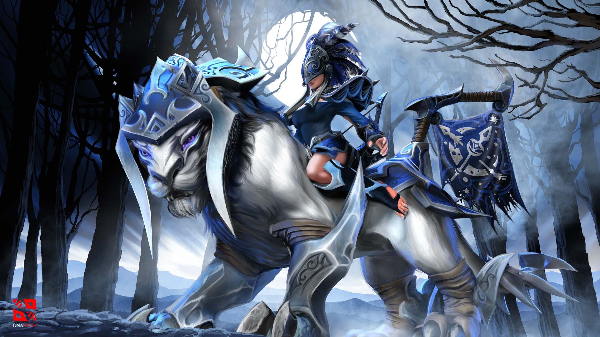 Dna Dota Mirana Boril Loading Screen - Mirana Dota 2 Wallpaper Hd , HD Wallpaper & Backgrounds