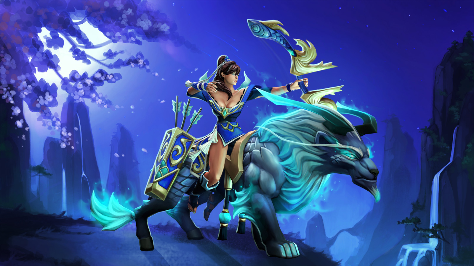 Dota 2 Mirana - Mirana De Dota 2 , HD Wallpaper & Backgrounds