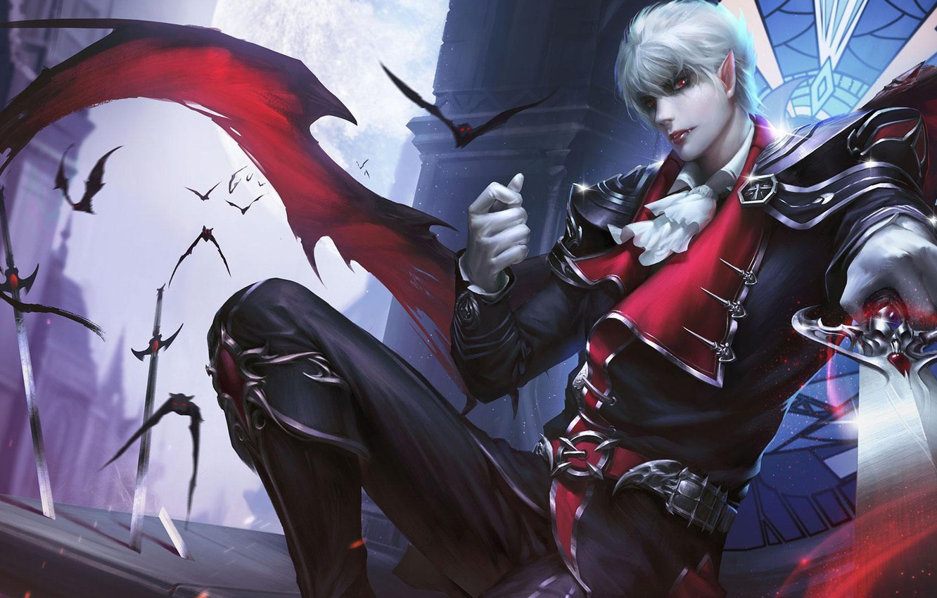 Photo Wallpaper The Game, Art, Vampire, Vamp, The King