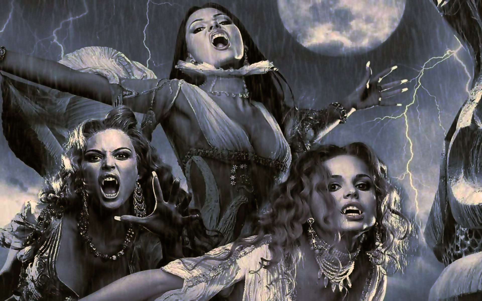 Vampire, Mythical Creature, Dracula, Kate Beckinsale, - Van Helsing 2004 Poster , HD Wallpaper & Backgrounds
