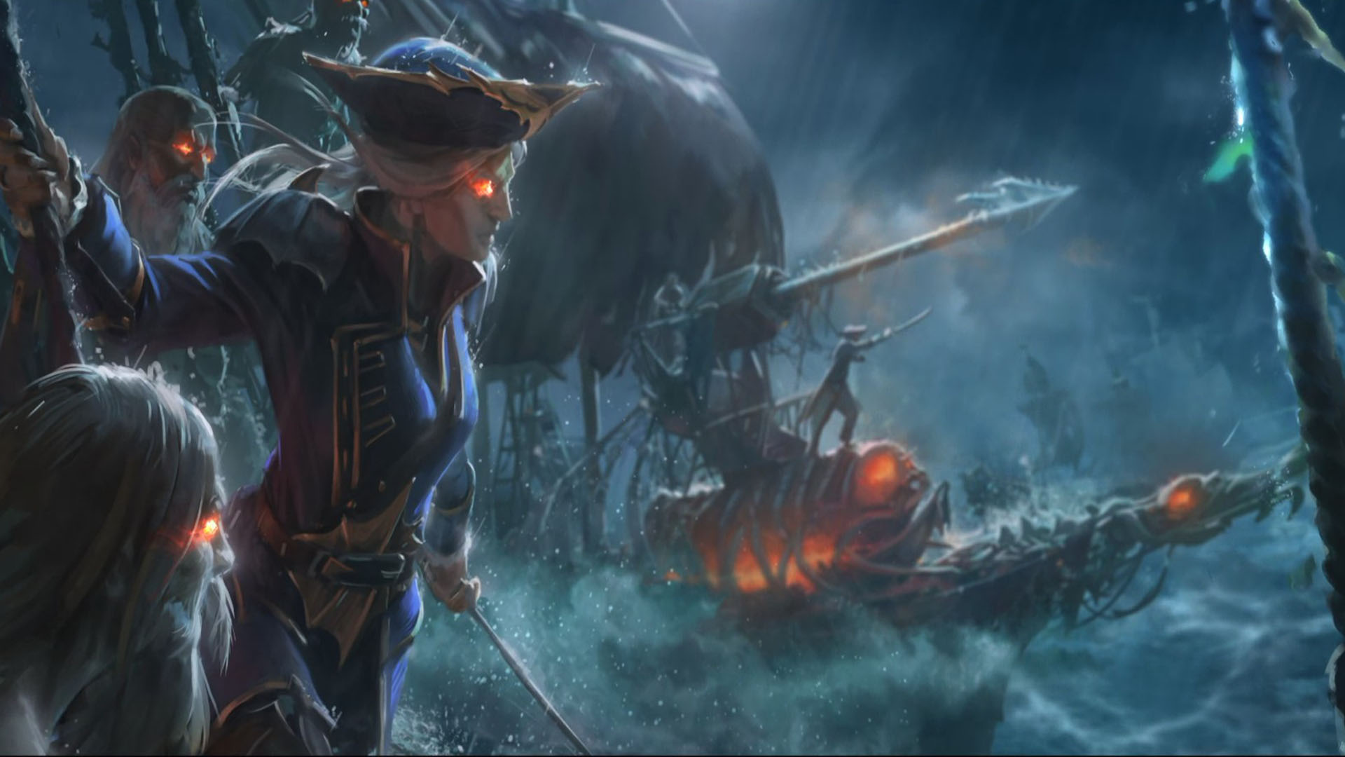 Warhammer 2 Vampire Coast Guide Infamy, Shipbuilding, - Total War Warhammer 2 Vampire Coast , HD Wallpaper & Backgrounds