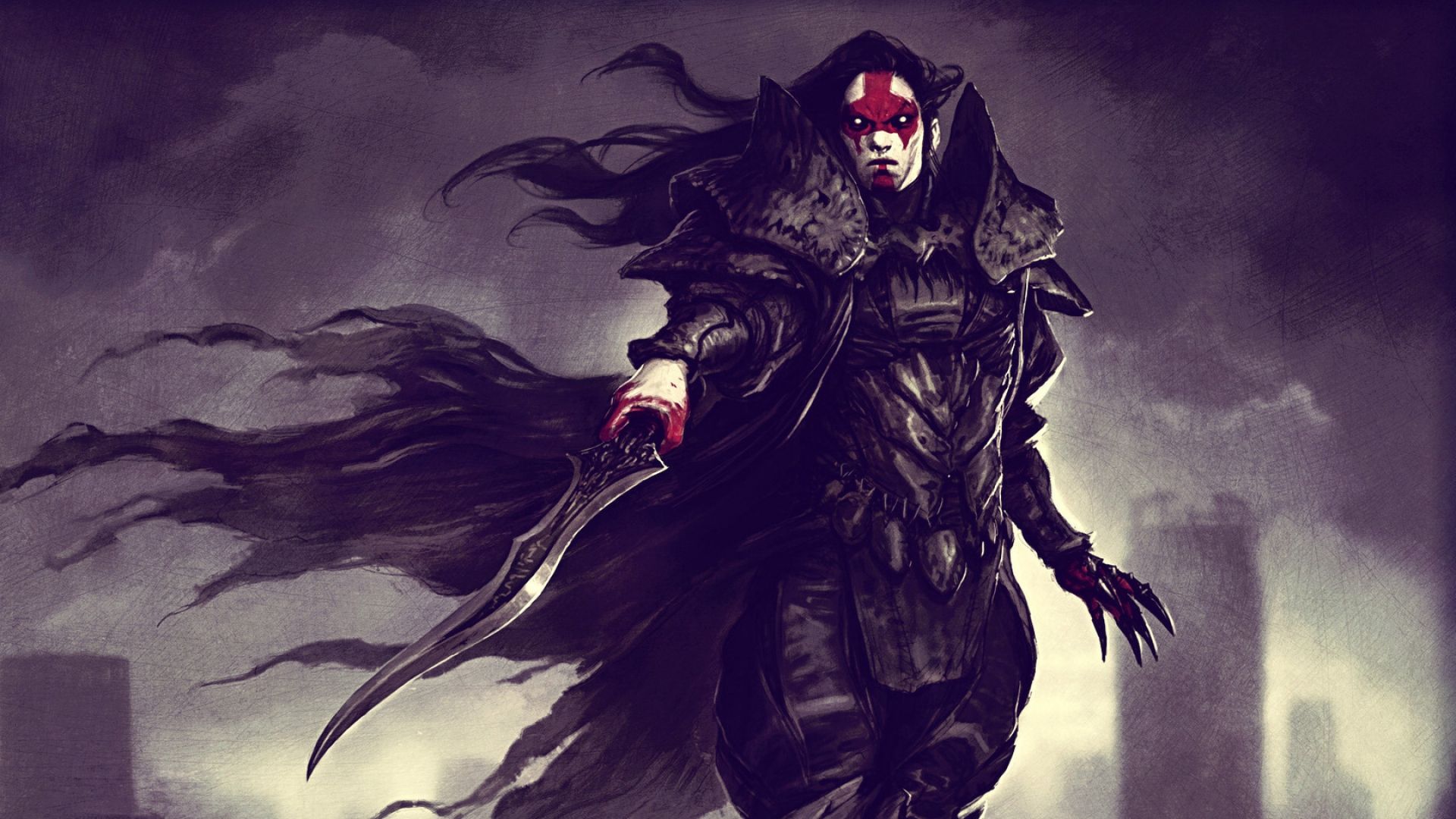 Vampire Wallpaper Hd 647743 - Butcher Of Malakir Art (#1981245) - HD