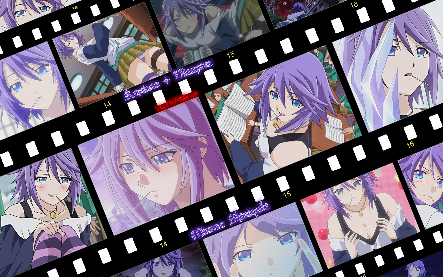 Rosario Vampire Res - Mizore Shirayuki , HD Wallpaper & Backgrounds