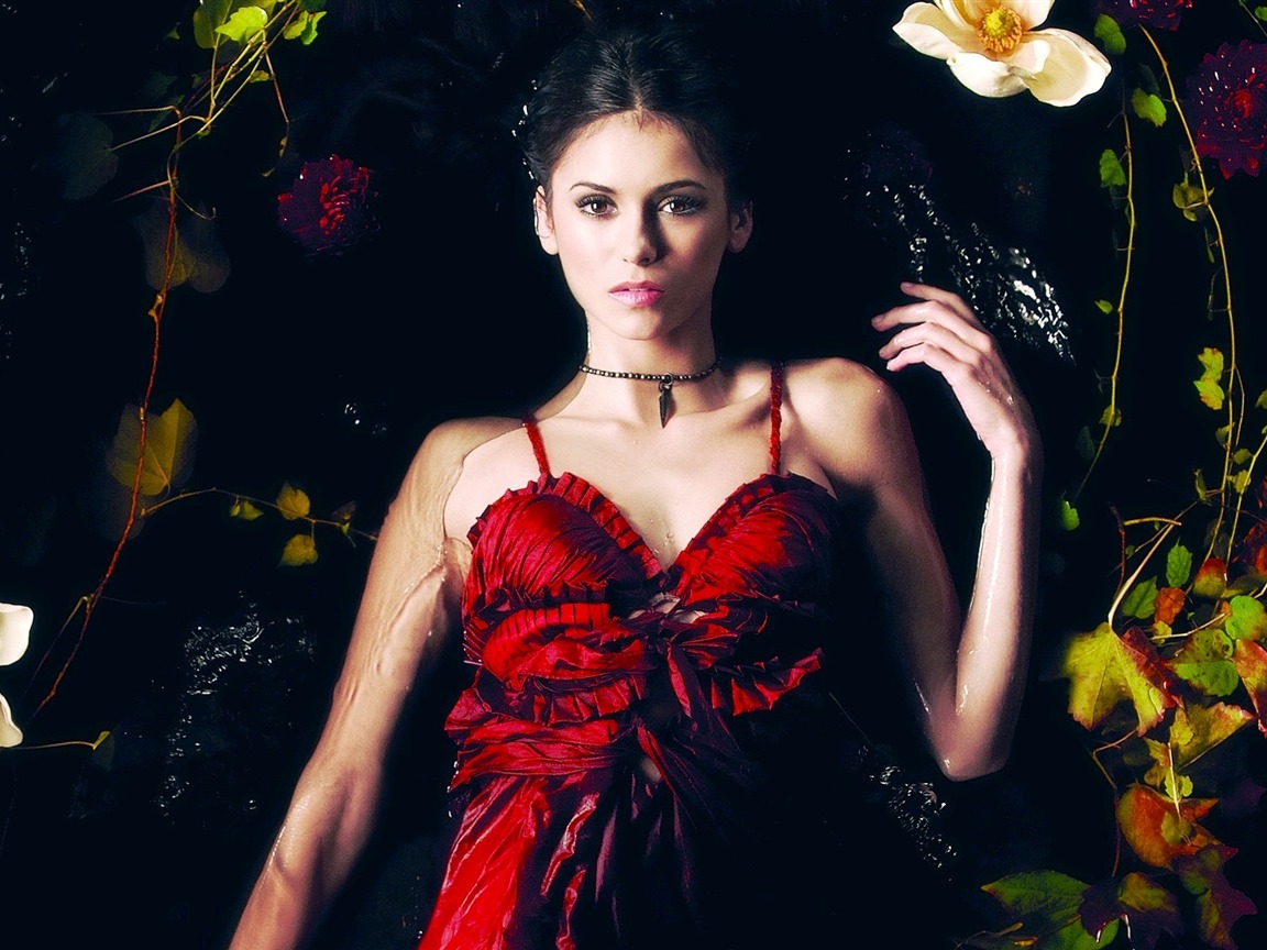 People / Nina Dobrev The Vampire Diaries European And - Vampire Diaries Elena Poster , HD Wallpaper & Backgrounds