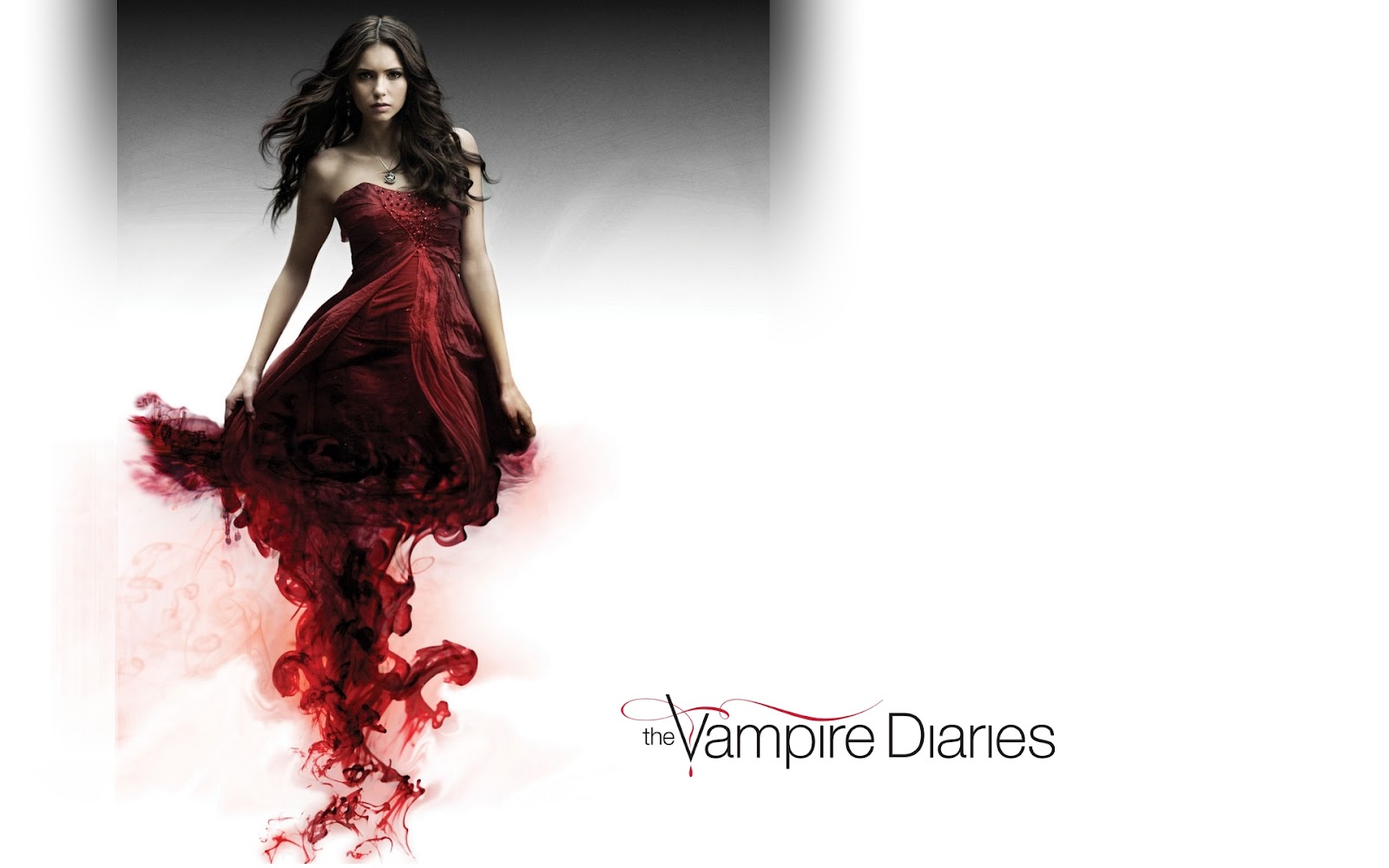 By Ashleigh Latta Wallpaper For Iphone - Nina Dobrev Red Dress Tvd , HD Wallpaper & Backgrounds