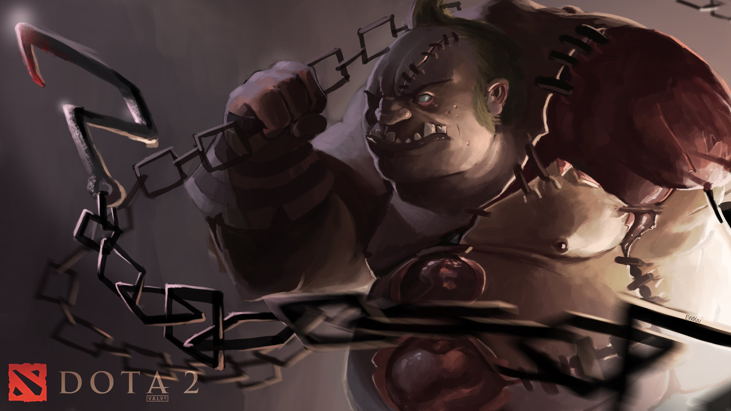 Dota 2 Pudge Wallpaper Hd Wallpaper - Background Pudge Dota 2 , HD Wallpaper & Backgrounds