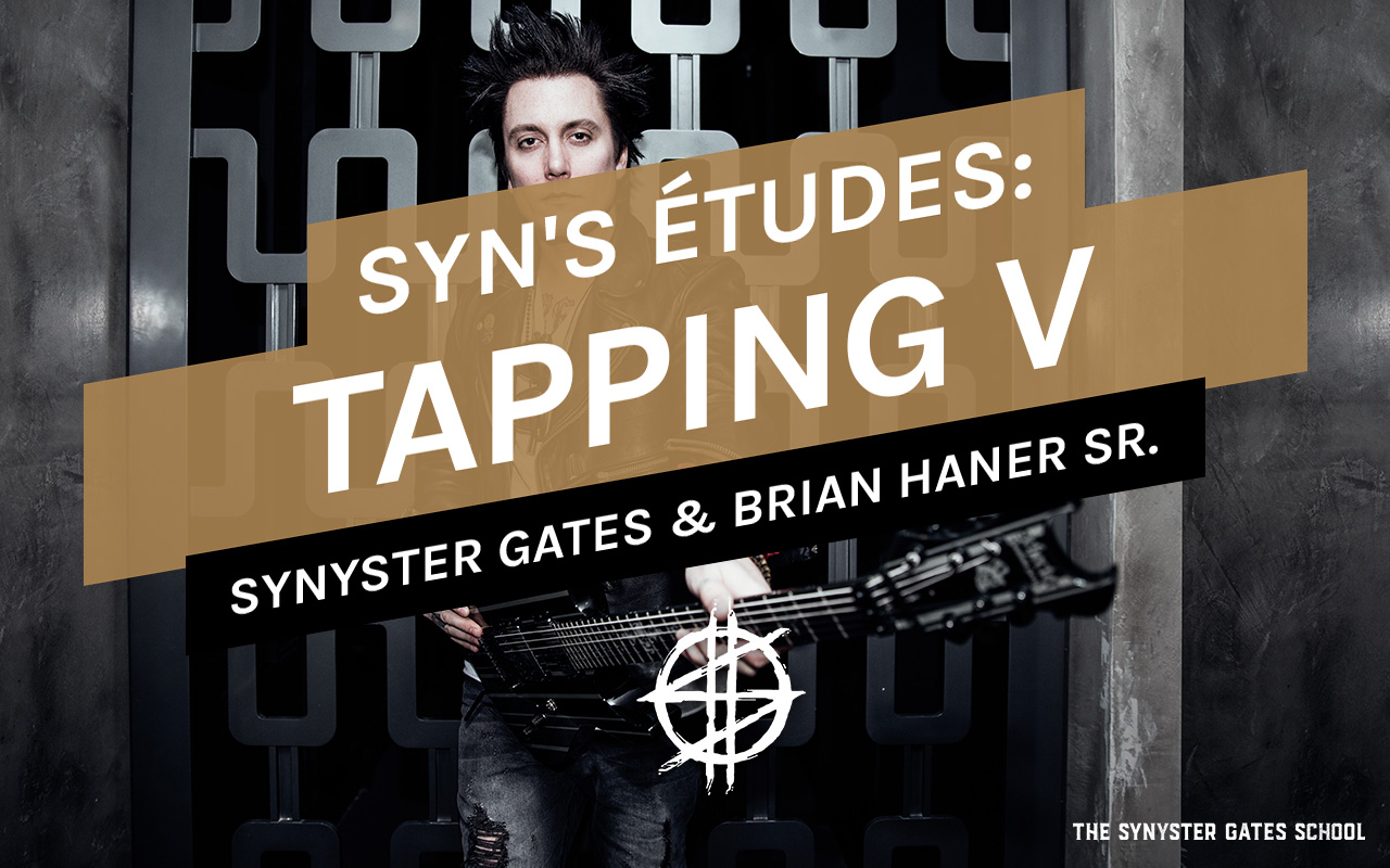 Syn's Etudes Tapping V Synyster Gates - Banner , HD Wallpaper & Backgrounds