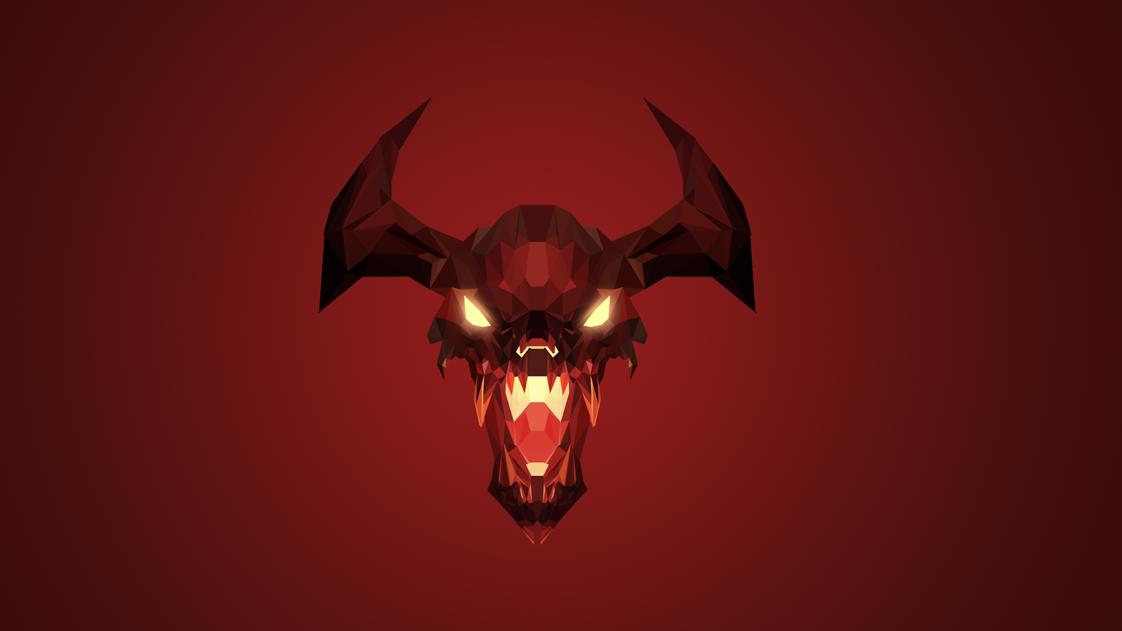 Low Poly Art - Shadow Fiend Wallpaper Hd , HD Wallpaper & Backgrounds