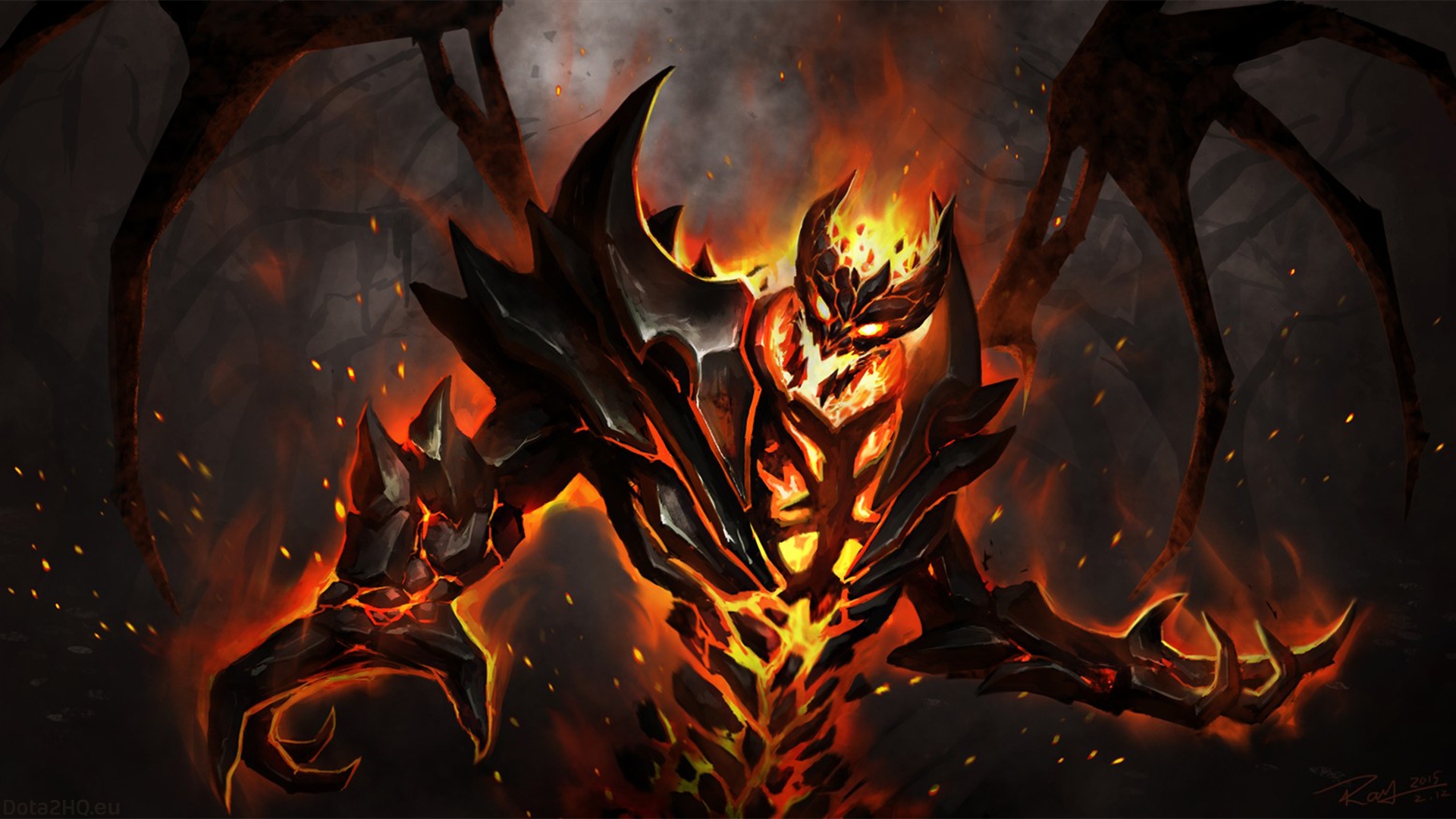 Nevermore The Shadow Fiend - Shadow Fiend Arcana Mix Set , HD Wallpaper & Backgrounds