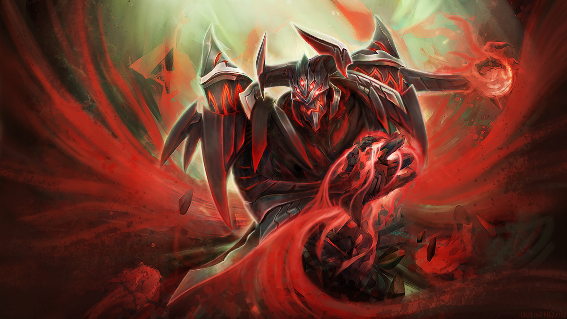 Dota 2 Shadow Fiend [steelfiend Form] - Poster Dota 2 Shadow Fiend , HD Wallpaper & Backgrounds