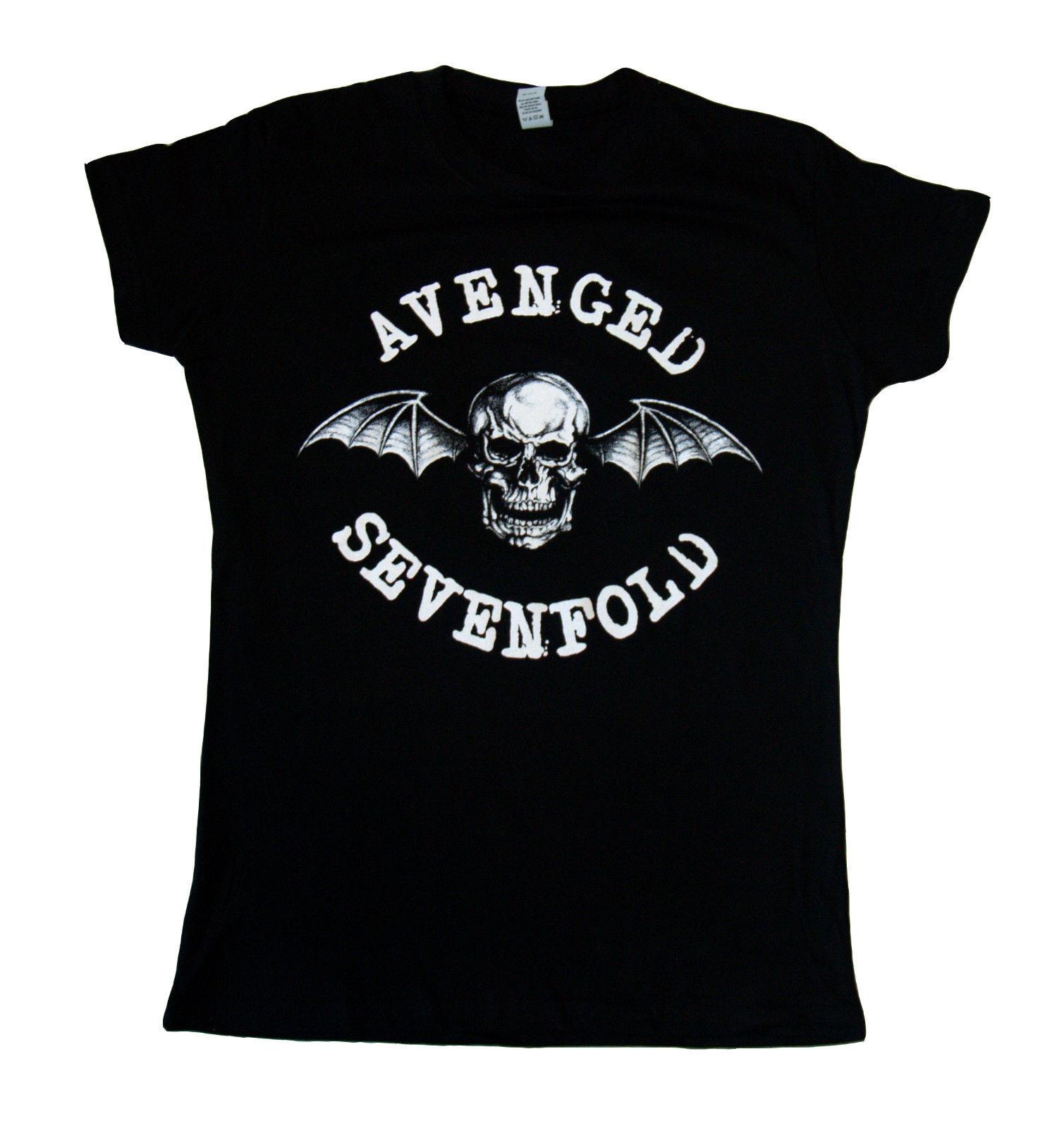Avenged Sevenfold Deathbat Classic Juniors Girlie T - Raiders T Shirt , HD Wallpaper & Backgrounds