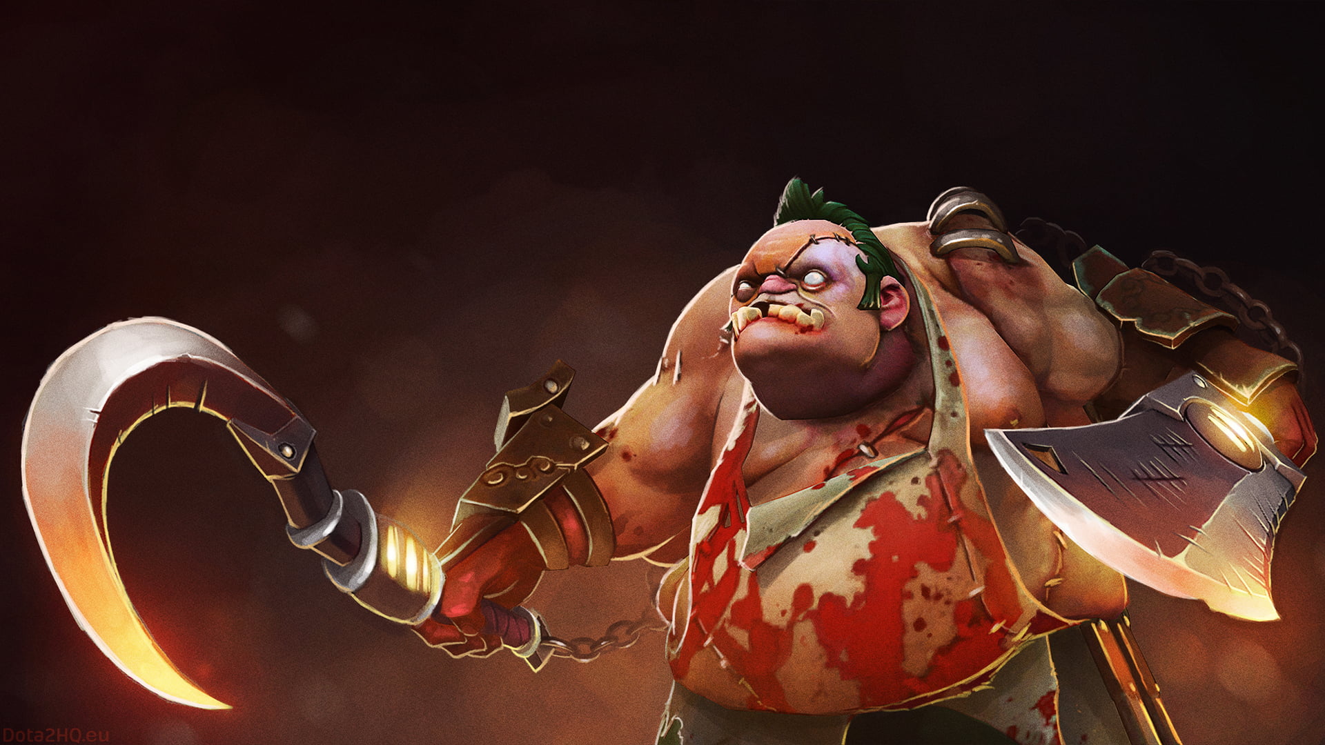 Dota 2 Pudge Wallpaper Hd Wallpaper - Dota 2 Heroes Pudge , HD Wallpaper & Backgrounds