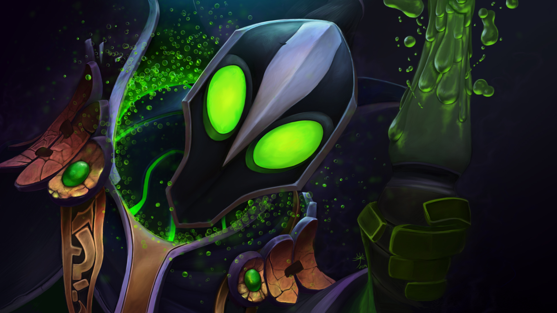 Download Original Resolution - Dota 2 Heroes Rubick , HD Wallpaper & Backgrounds