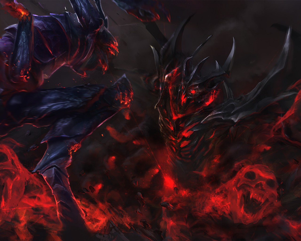 Dota 2 Shadow Fiend - Dota 2 Sf Wallpaper Hd , HD Wallpaper & Backgrounds