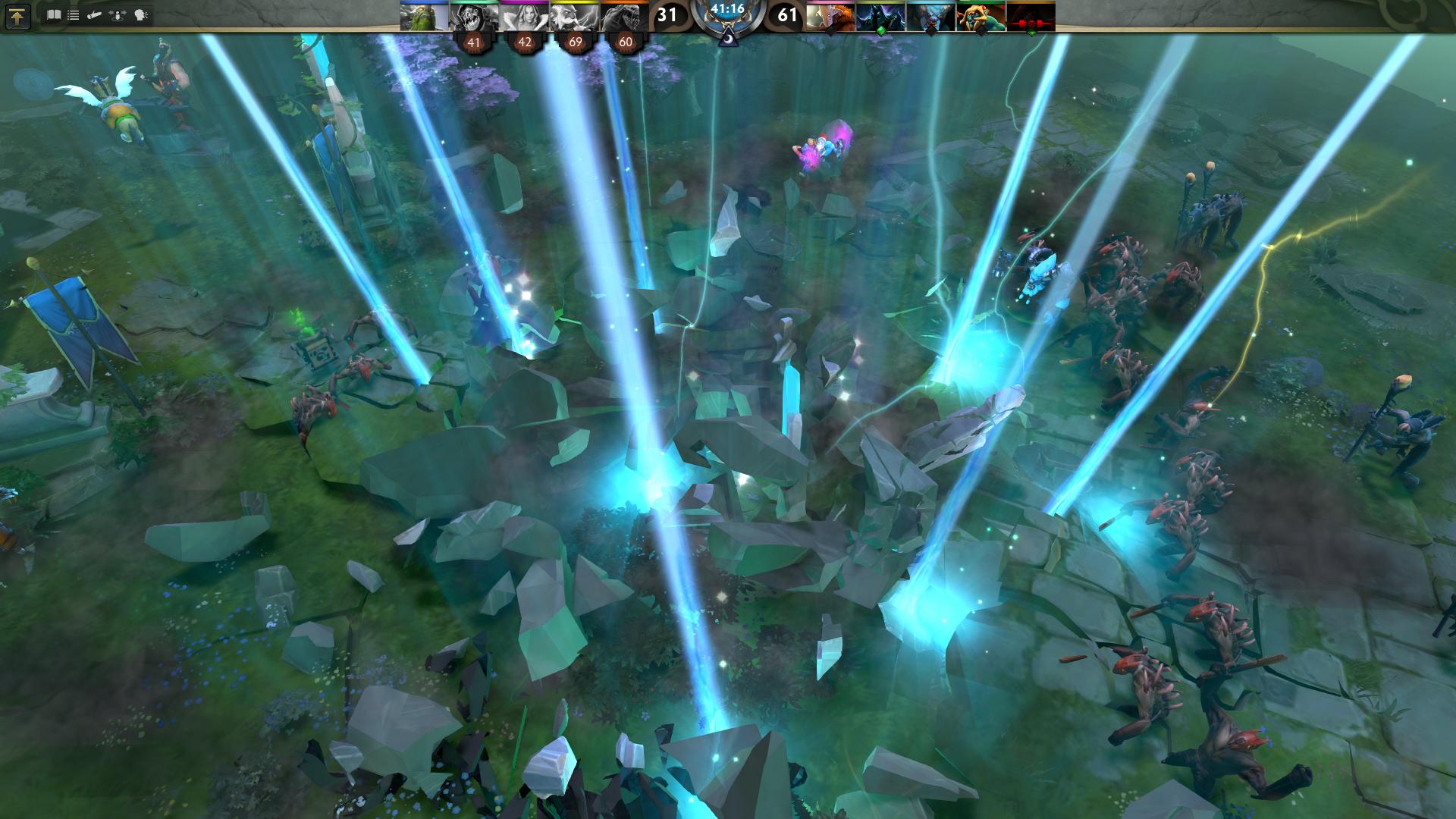 Dota 2 Full Hd Quality Wallpapers - Imagen De Una Partida De Dota2 , HD Wallpaper & Backgrounds