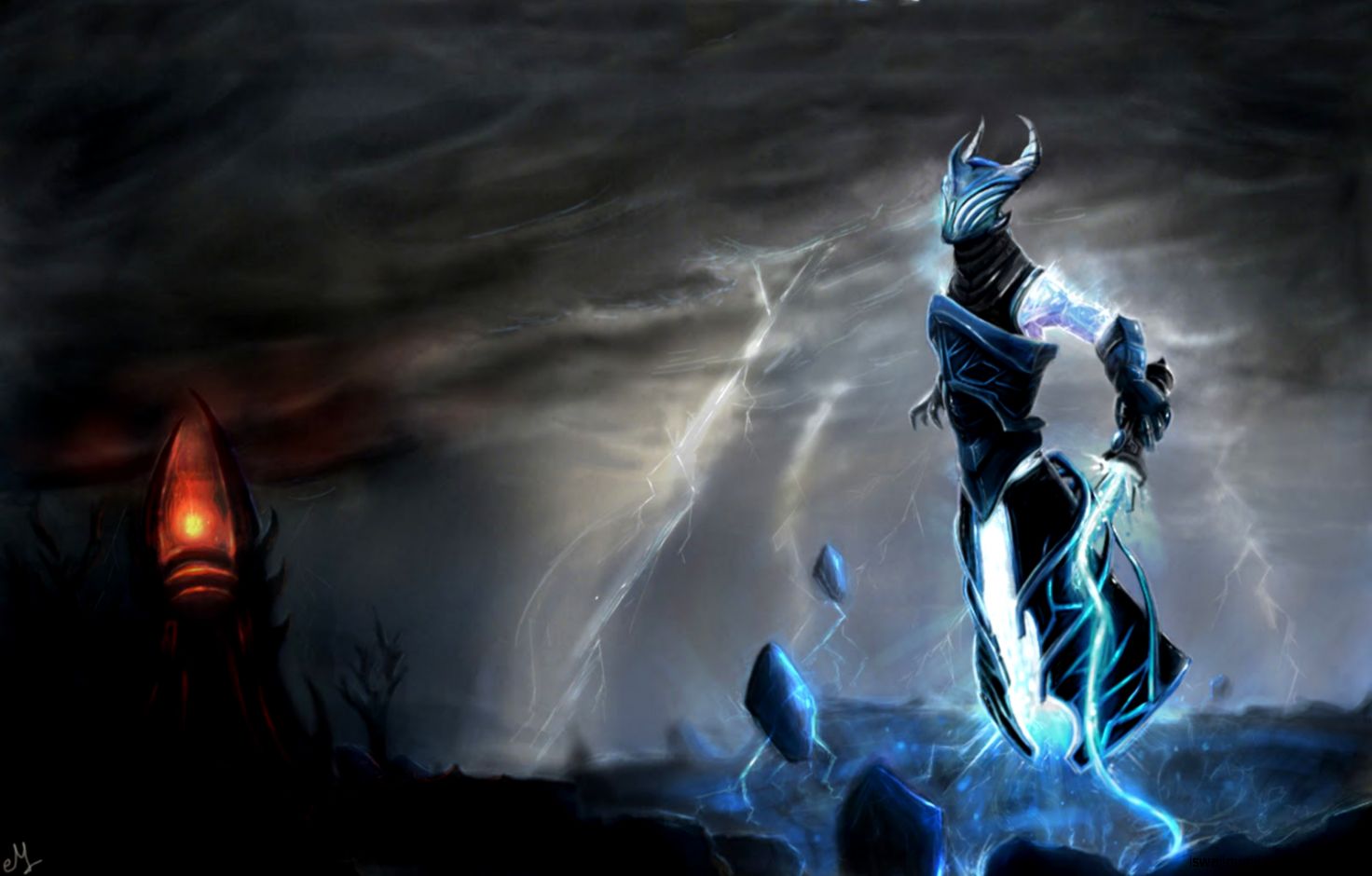 Dota 2 Heroes Razor , HD Wallpaper & Backgrounds