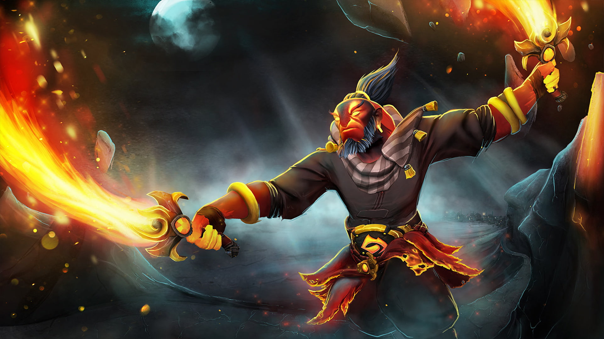 Ember Spirit Flame Sword Load Screen Dota 2 Hero Pictures - Dota 2 Ember Spirit , HD Wallpaper & Backgrounds